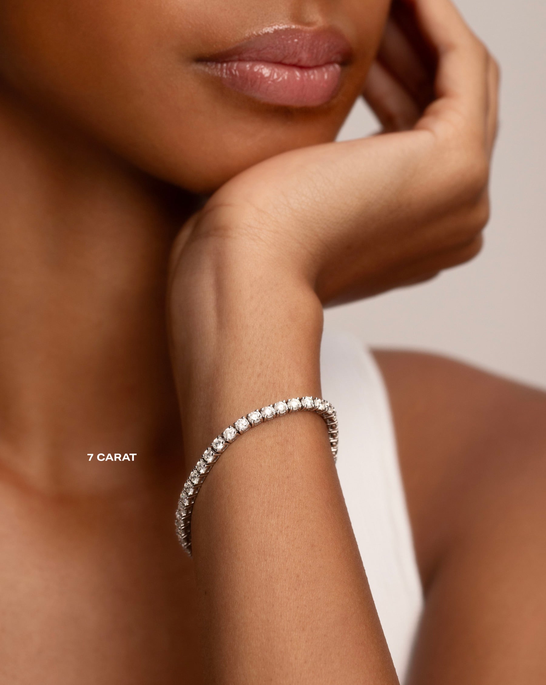 Elegant Diamond Tennis Bracelet for Women - 14K Gold Plated Cubic Zirconia Bracelet - Perfect for Weddings, Parties & Everyday Wear