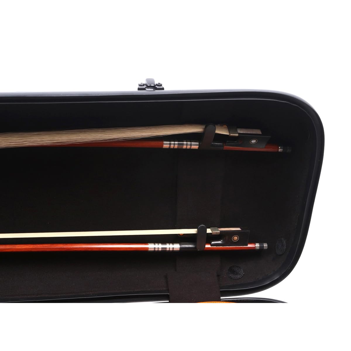 Premium 4/4 Full Size Carbon Fiber Violin Case - Lightweight Hard Shell Travel Case with Shoulder Strap, Music Sheet Pocket & Security Lock (2.1kg, Silver Gray) - Perfect for Professional Musicians, Travel & Performance Protection