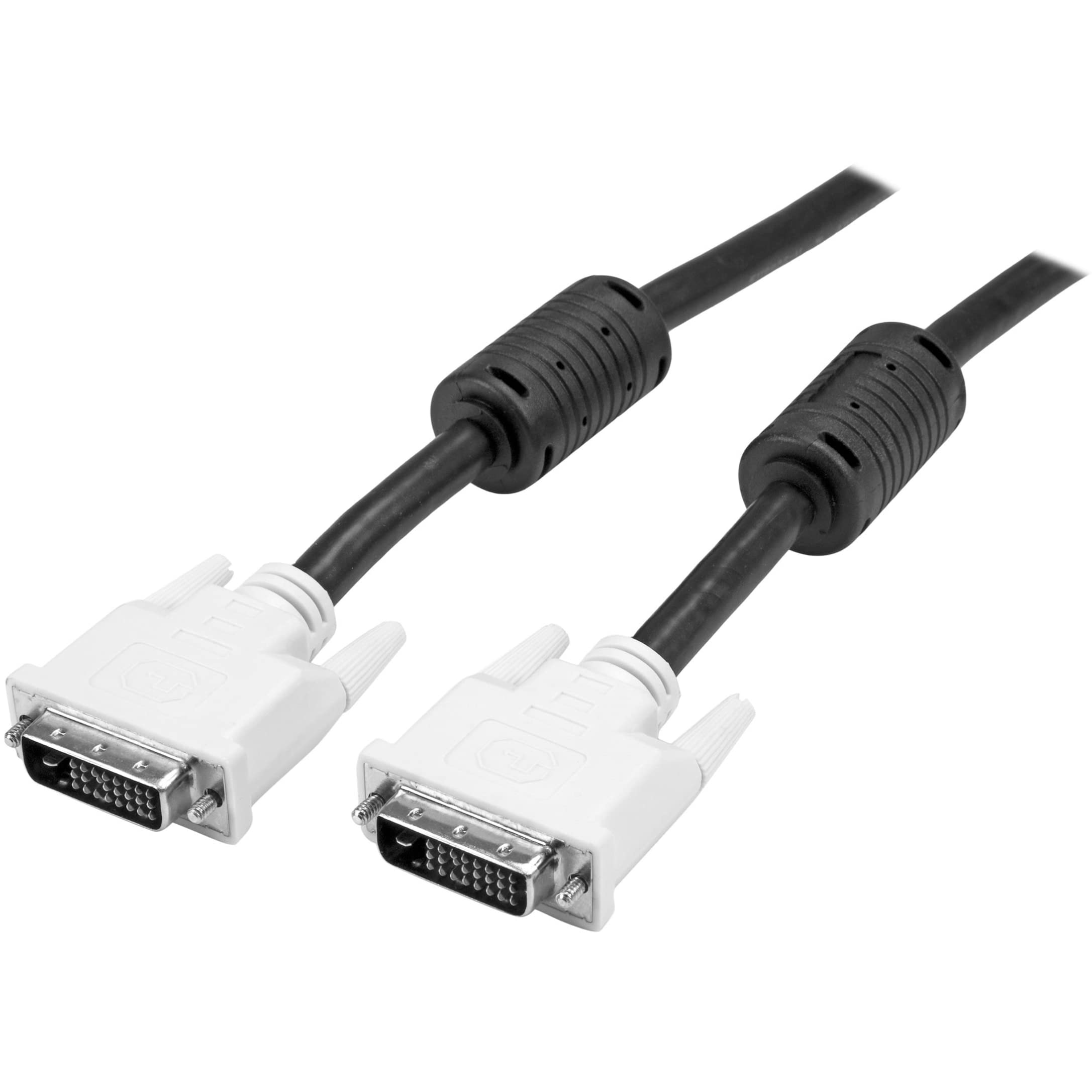 StarTech.com 10ft DVI-D Dual Link Cable - Male to Male - 2560x1600 Resolution - High-Speed Digital Video Monitor Cord for PC, Gaming, Workstation & Home Theater Setup
