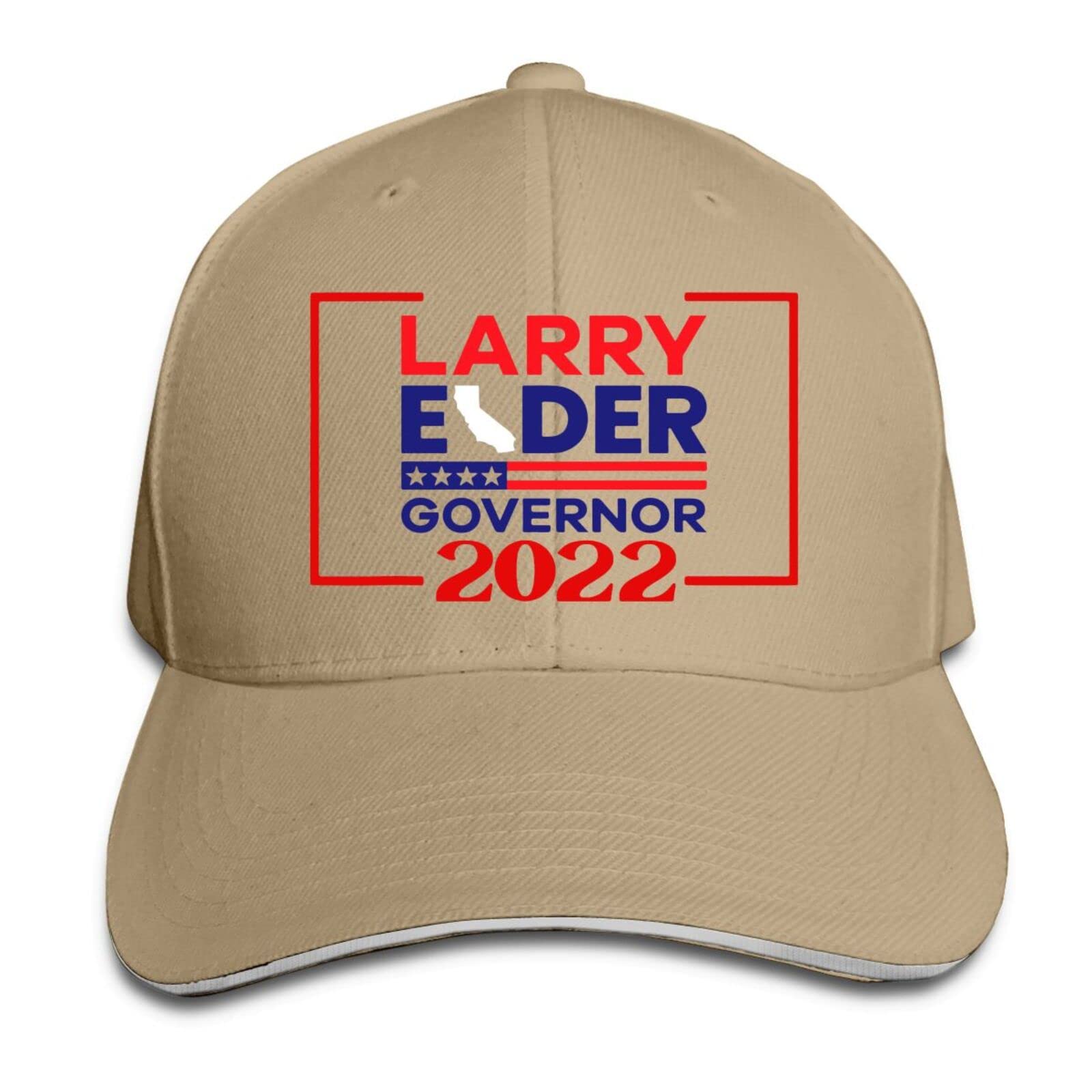 Larry Elder California Governor Election Unisex Baseball Cap - Cowboy Hat Style, Plain Dad Hat for Men & Women | Perfect for Political Campaigns, Outdoor Events & Casual Wear