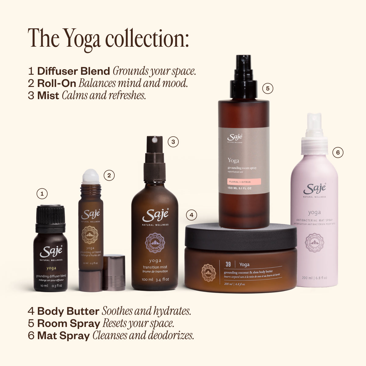 30ml Yoga Grounding Essential Oil Diffuser Blend for Relaxation & Meditation - Perfect for Home, Spa, and Yoga Studio