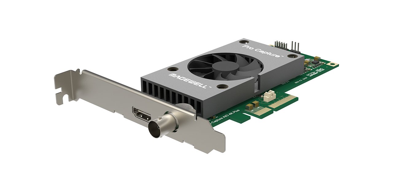 Magewell Pro Capture AIO 4K Plus HDMI Video Capture Card for Live Streaming, Gaming & Recording - 4K60 HDR USB 3.0 Capture Device for PC, Mac, PS5, Xbox Series X - Perfect for Content Creators & Gamers