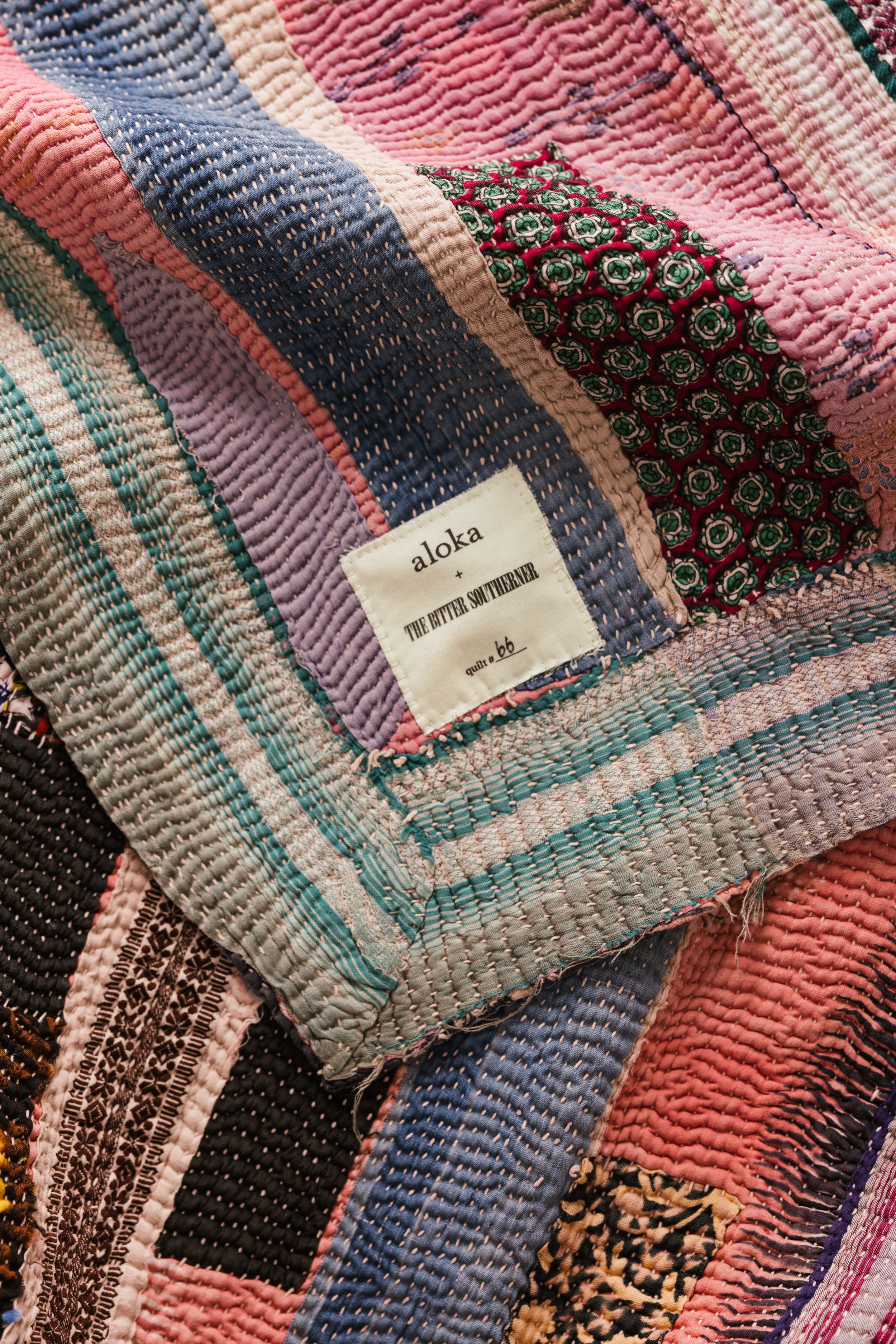 Aloka + BS Quilt #66 - Premium Quality Quilt for Cozy Bedding - Perfect for Home, Bedroom Decor & Gift Giving