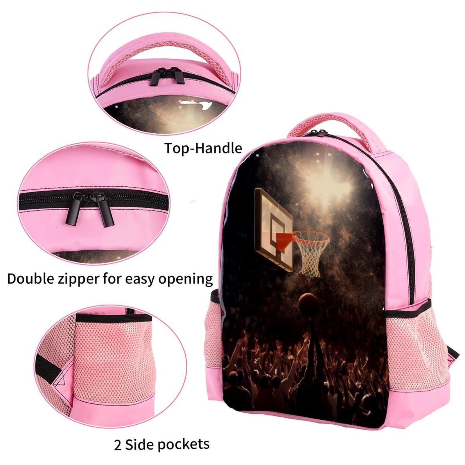 Best Travel Backpack for Men & Women - Durable Basketball Backpack with Hoop - Perfect for Gym, Sports & Outdoor Adventures