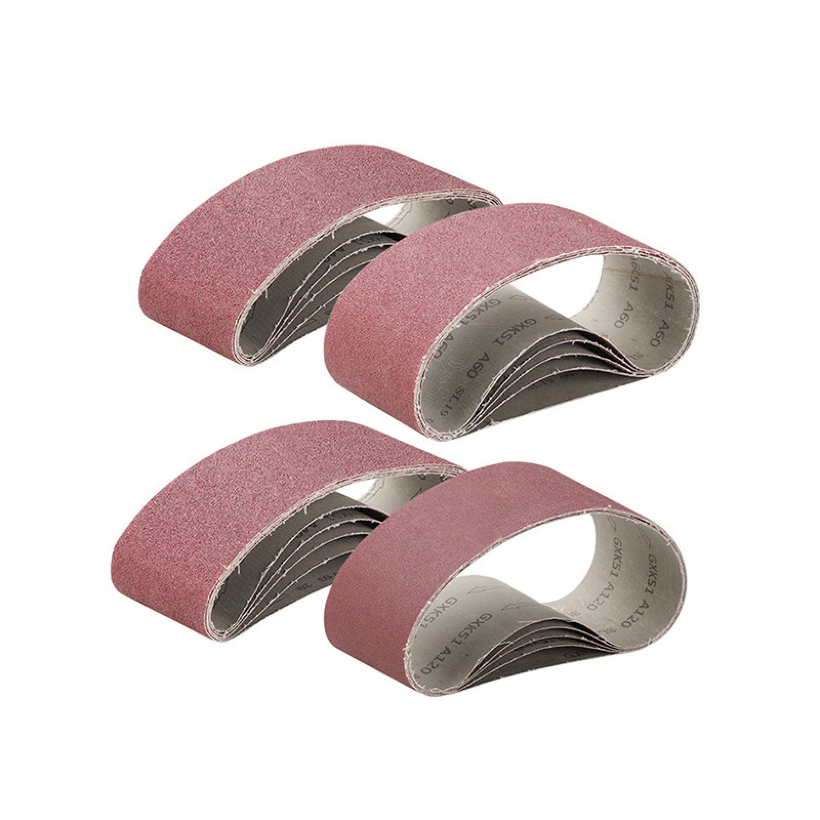 5pcs 100x610mm Sanding Belts 40-120 Grits - Abrasive Sandpaper Bands for Wood & Soft Metal Polishing - Power Sander Tool Accessories - Perfect for DIY Projects & Professional Woodworking