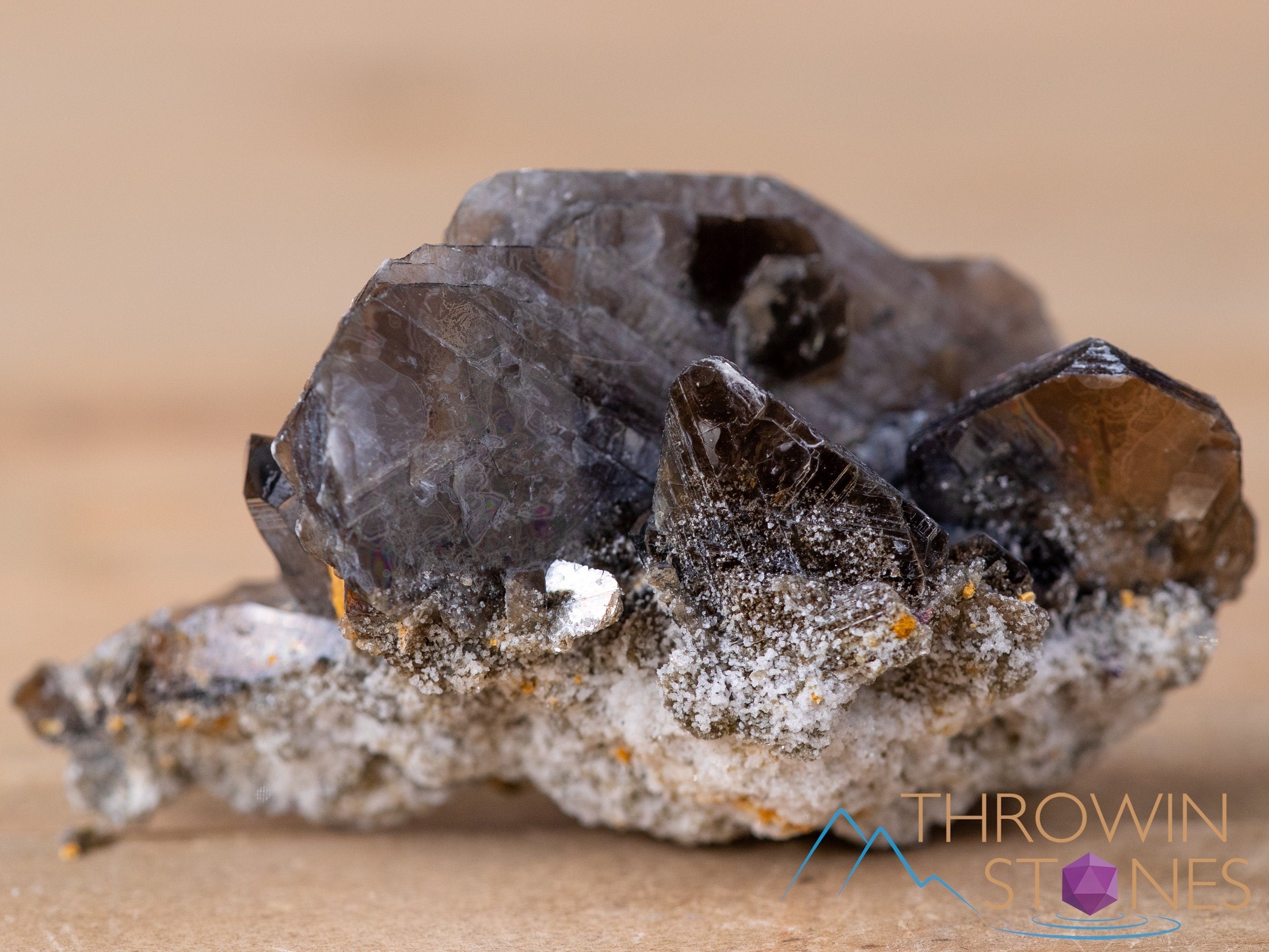 Natural Hiddenite Quartz Raw Crystal with Mica - Healing Stone for Home Decor, Housewarming Gift, Meditation & Energy Work (40718) | Perfect for Spiritual Healing, Feng Shui & Crystal Collection