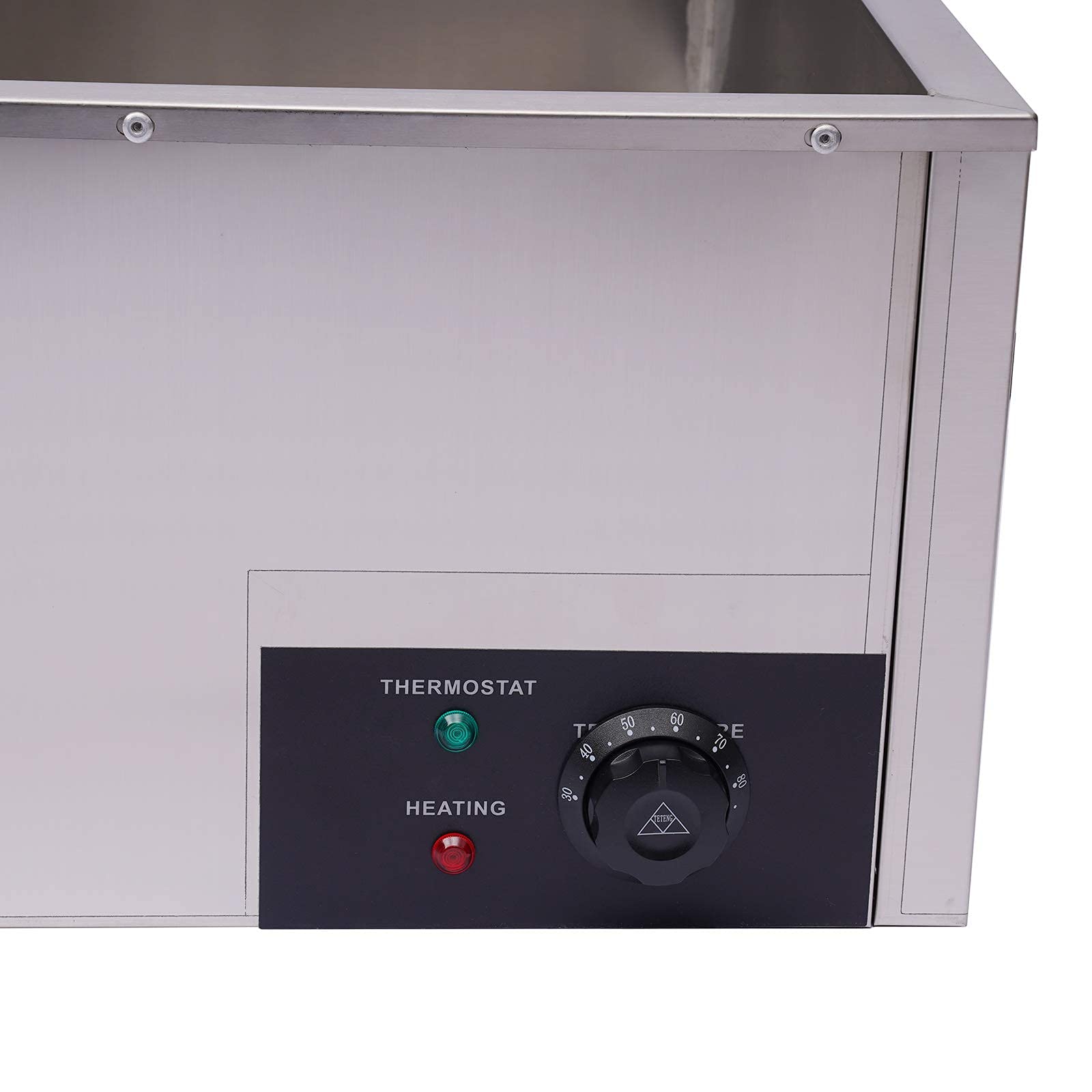 6-Pan Commercial Food Warmer 110V Buffet Warming Tray - 850W Stainless Steel Electric Soup Pot with Adjustable Temperature (30-85°C) for Catering, Restaurants & Buffets - Perfect for Keeping Soups, Sauces & Dishes Warm at Events