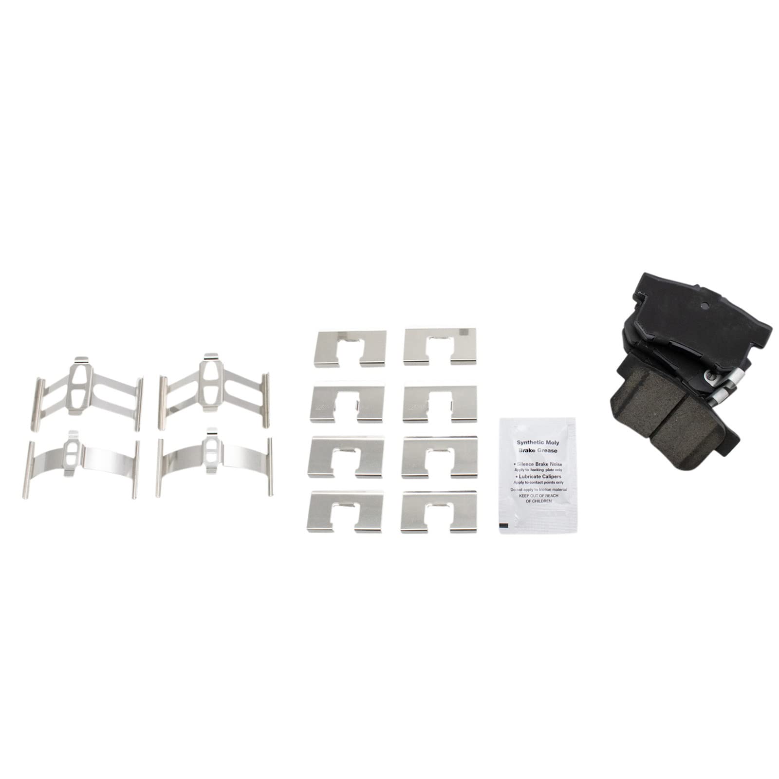 Premium TRQ Rear Brake Pad & Rotor Kit with Ceramic G-Coated Brake Pads - Compatible with 2013-2015 Acura ILX & 2006-2015 Honda Civic - Perfect for City Driving and Daily Commutes
