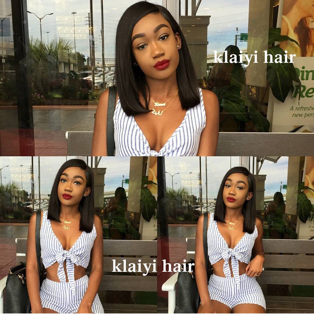 KLAIYI Malaysian Straight Virgin Hair Extensions - 3 Bundles Unprocessed Human Hair Weave, Natural Color (20, 22, 24 Inches) for Styling & Volume | Perfect for Daily Wear, Parties & Special Occasions