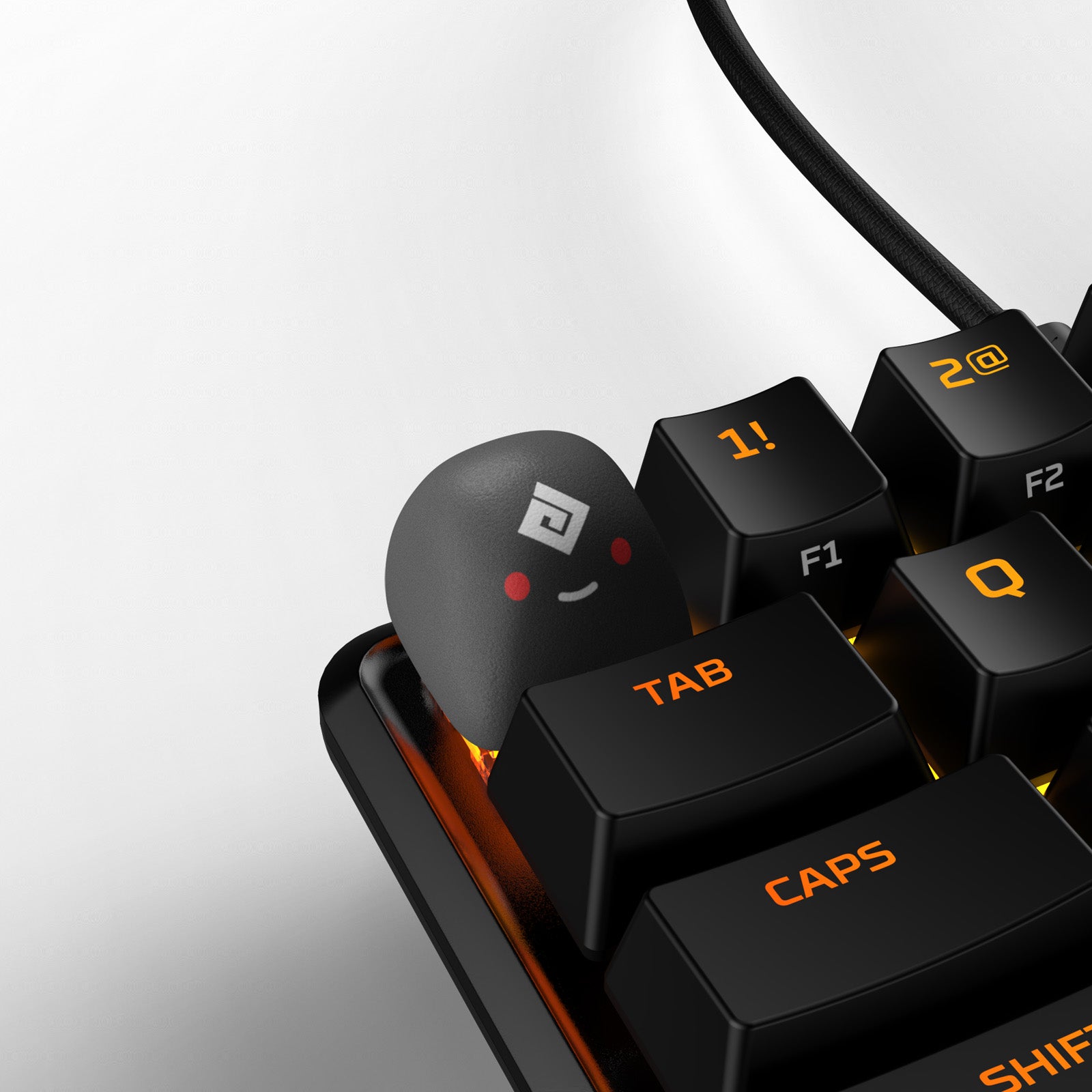 HX3D Black Desert Keycap - Black Spirit Custom Mechanical Keyboard Keycap for Gaming & Typing - Perfect for PC Gamers & Enthusiasts