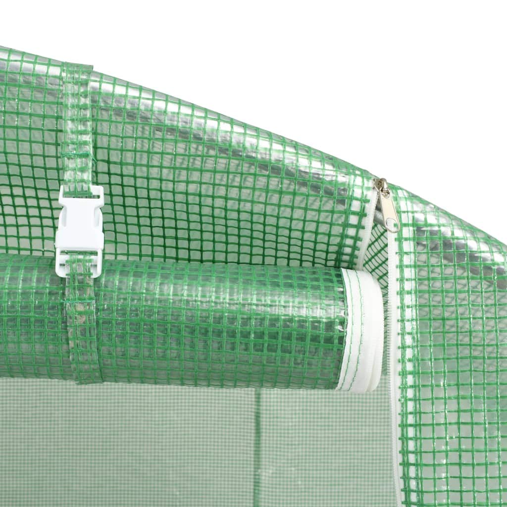 Walk-in Outdoor Greenhouse Kit for Plants, Flowers & Vegetables - 290.6 ft² Zippered Gardening Greenhouse (354.3
