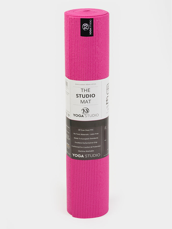 Premium Non-Slip 6mm Thick Yoga Mat for Hot Yoga & Home Workouts - Eco-Friendly TPE Exercise Mat with Carrying Strap - Ideal for Pilates, Gym & Studio Practice