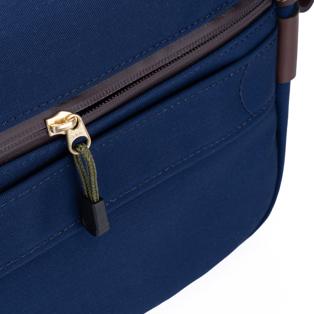 Billingham Hadley Pro Small Camera Bag - Navy Canvas Waterproof DSLR Shoulder Bag for Travel & Photography