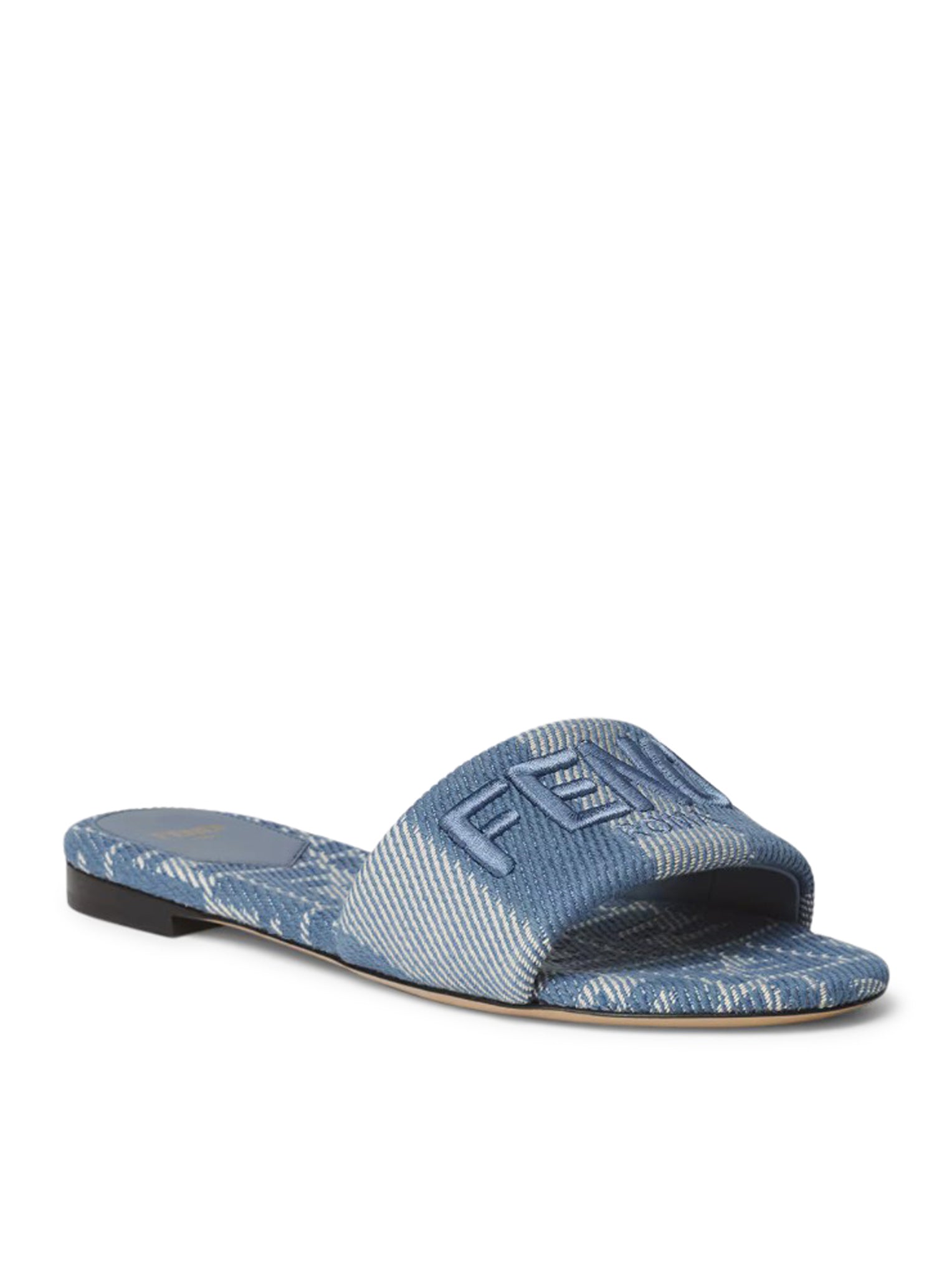 FENDI Sunshine Slippers for Women - Luxury Designer Slides with FF Logo - Comfortable Summer Sandals for Beach, Poolside & Home Relaxation