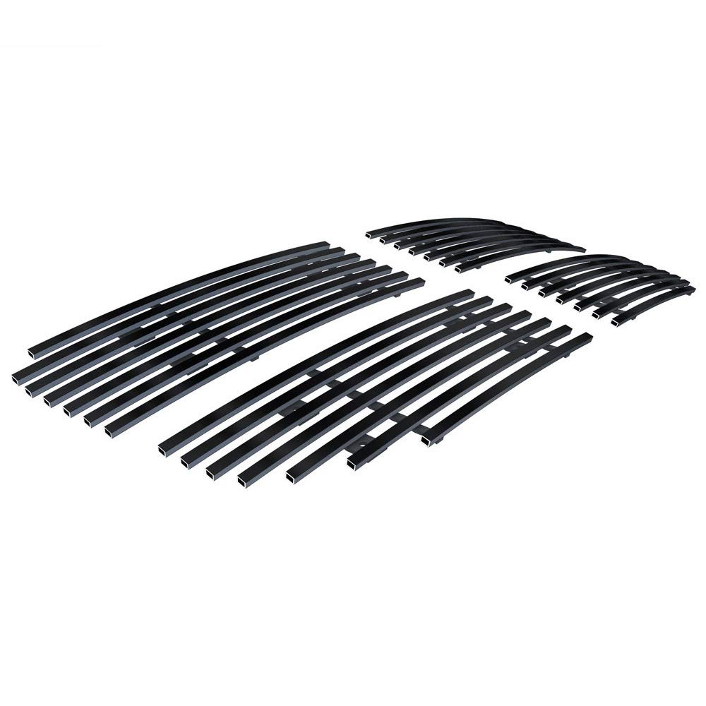 APS Stainless Steel Black Billet Front Grill Grille Insert Compatible with Dodge Nitro 2007-2011 Models - D66473H - Upgrade Your Truck's Style for Off-Road & Daily Driving