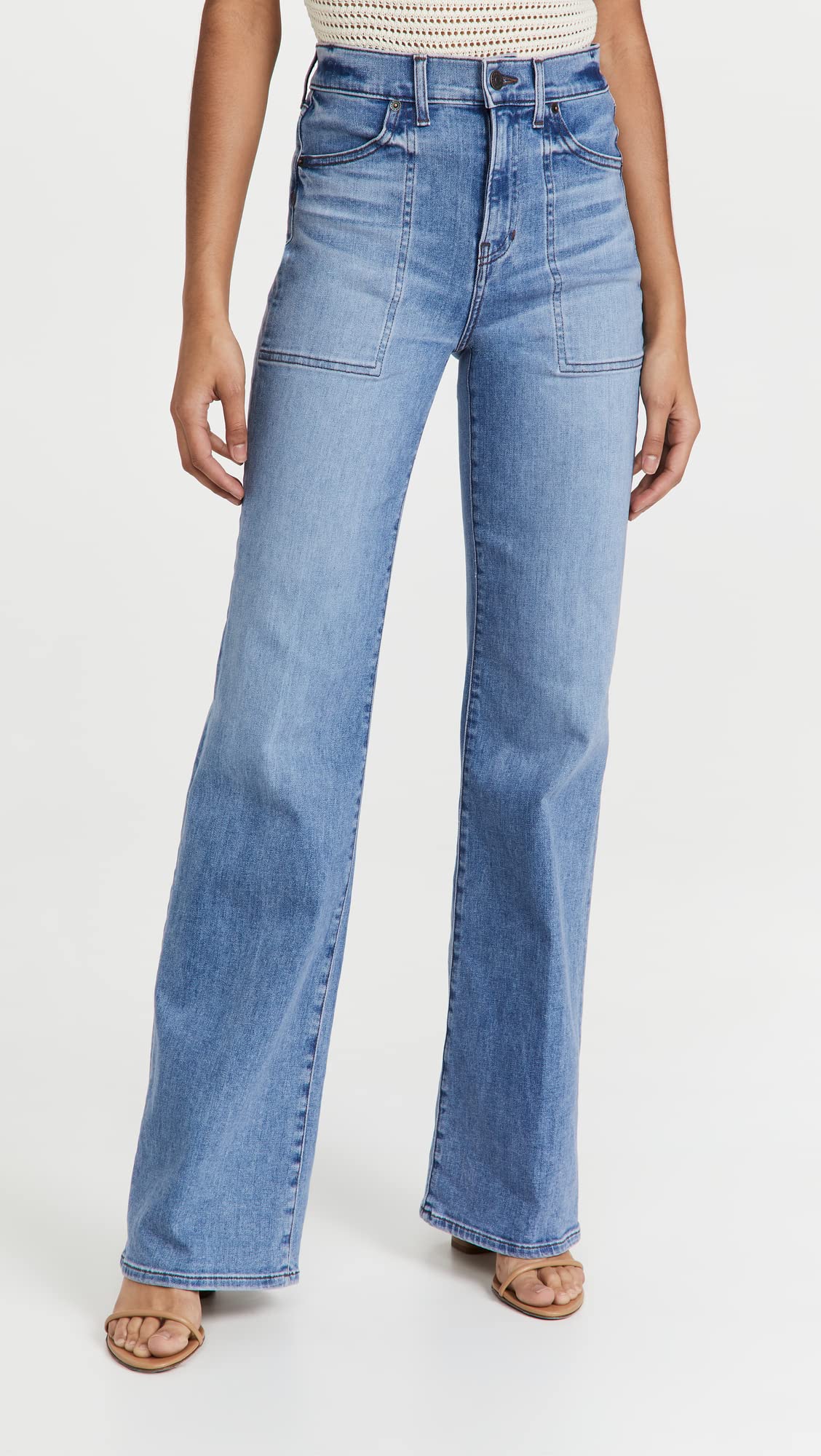 Women's High Waisted Wide Leg Jeans - Stretchy Denim Pants for Casual & Work Outfits | Comfortable & Trendy for Everyday Wear