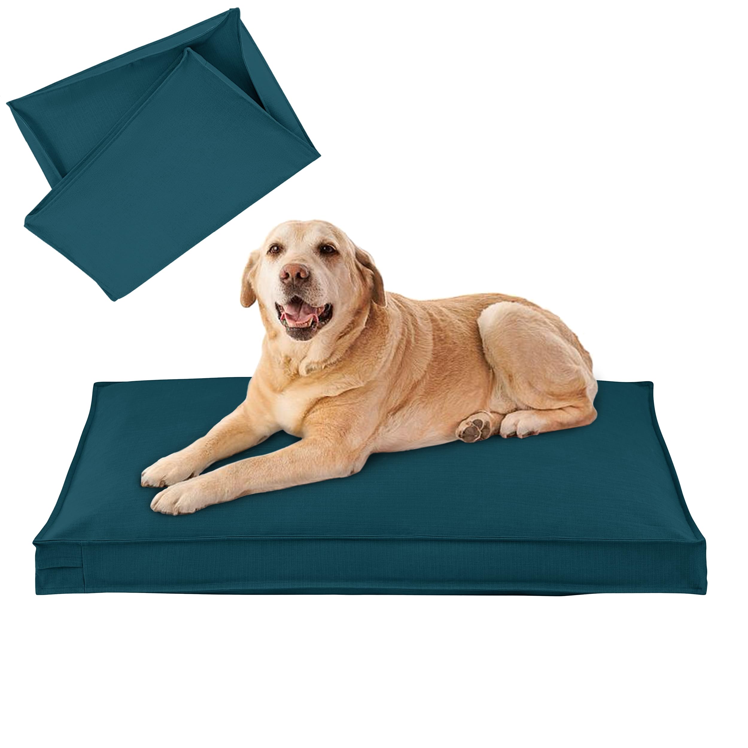 **Waterproof Washable Dog Bed Cover with Zipper - Durable Oxford Fabric Replacement Cover for Pets (44