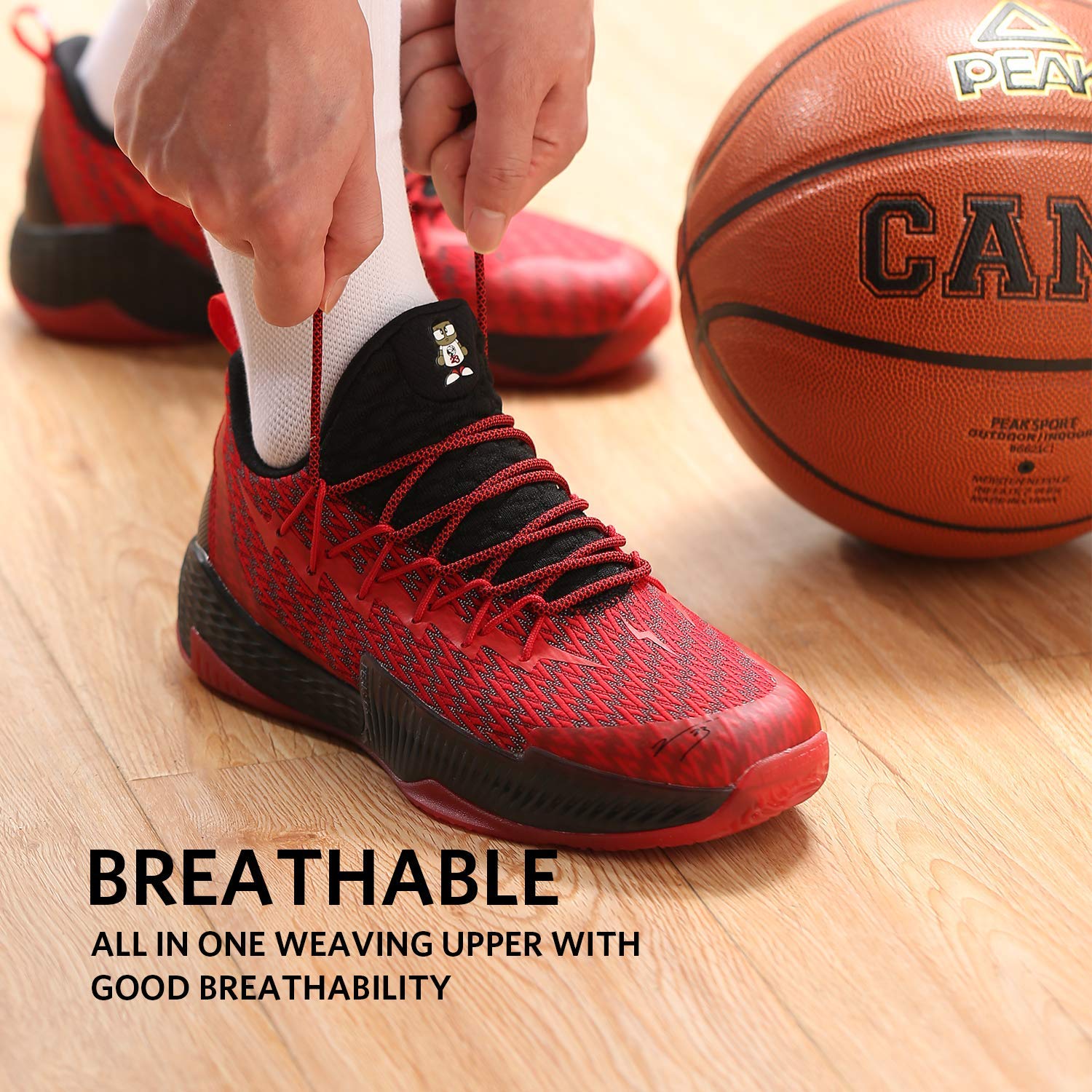 PEAK Men's Basketball Sneakers - Lou Williams Lightning Sport Shoes for Running, Walking & Training | High-Performance Athletic Shoes for Court & Street Wear