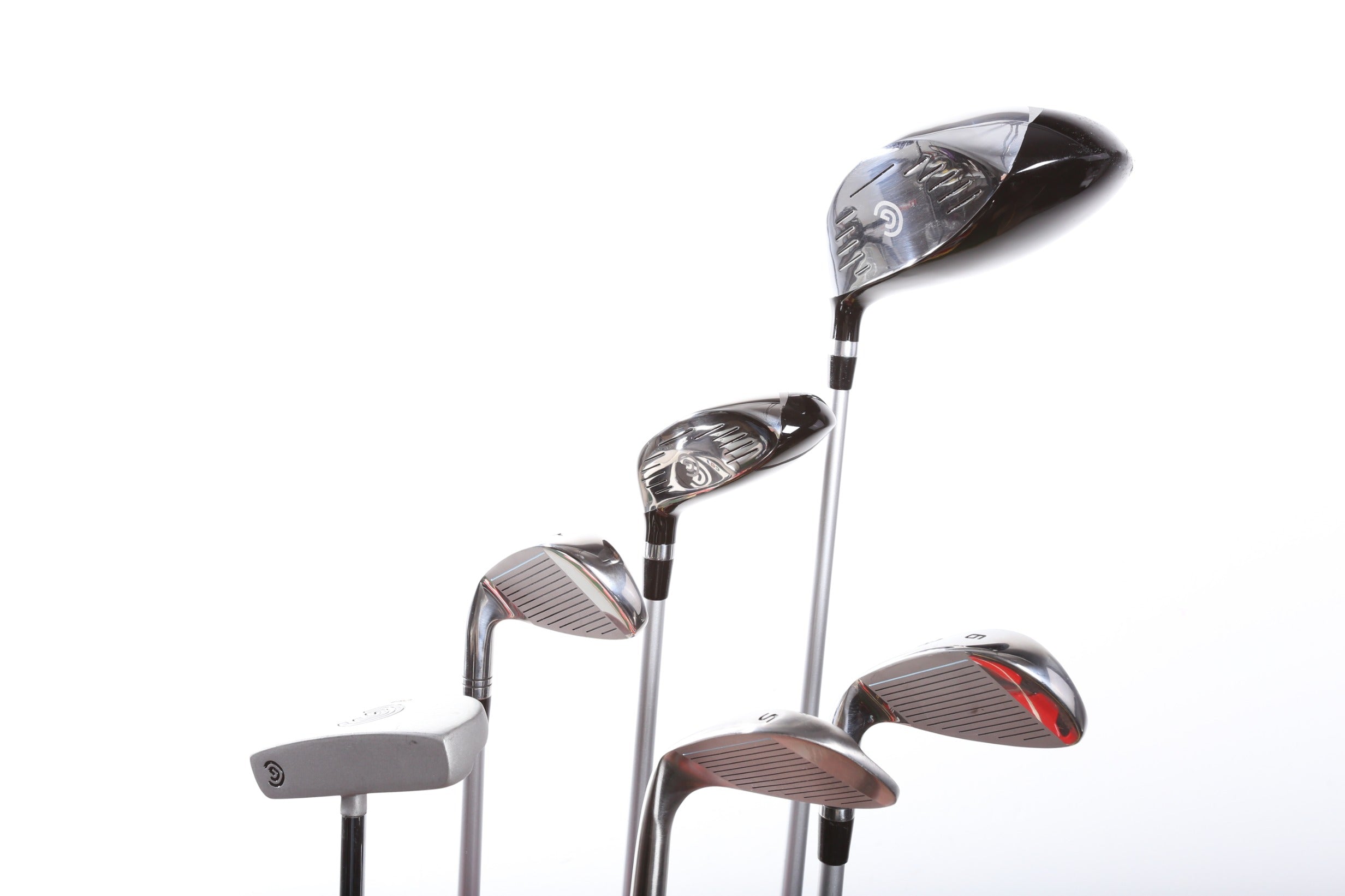 Cleveland CGJ Medium Driver Golf Club Set for Youth - Right Handed (RH) with HY, 7I, 9I, SW & Putter | Perfect for Junior Golf Training & Tournaments