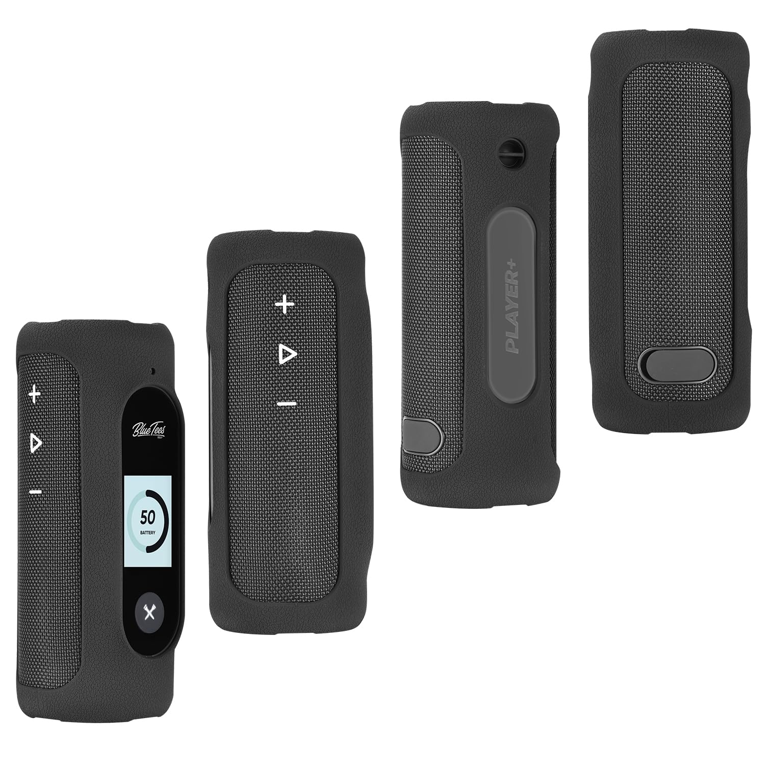 Premium Silicone Protective Cover for Blue Tees Golf Player+ GPS Speaker - Shockproof & Durable Carrying Case (Black) | Perfect for Golf Outings, Travel & Outdoor Adventures