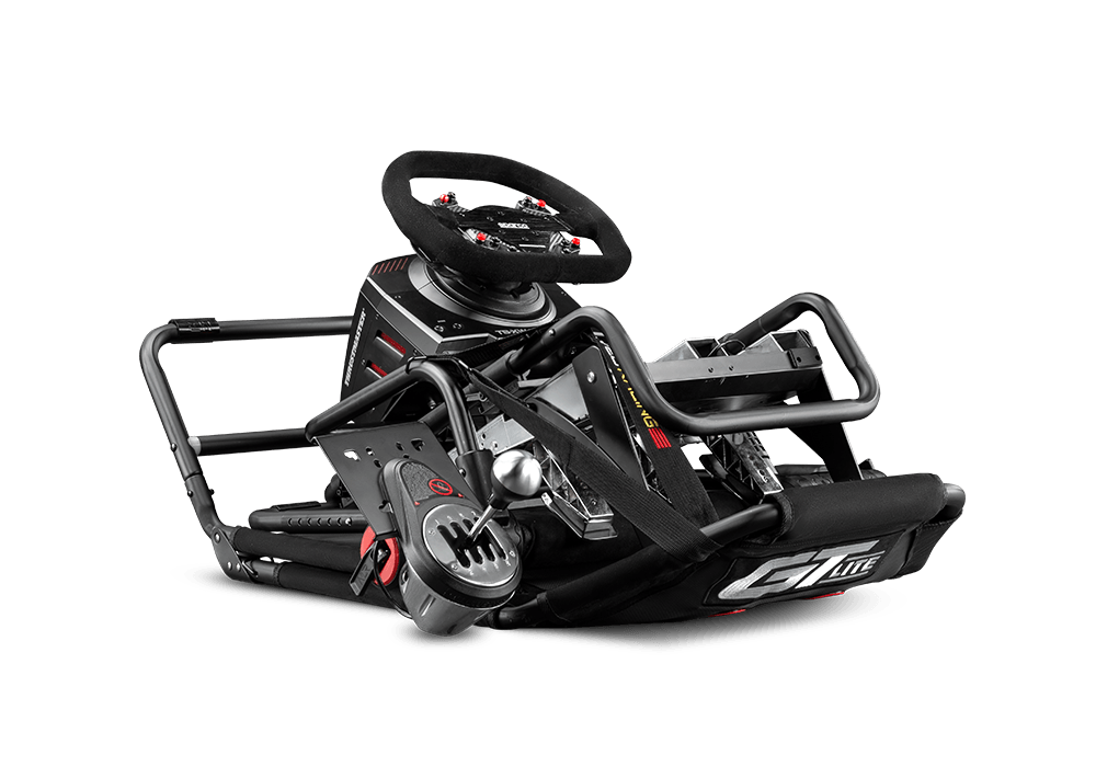 Next Level Racing GT LITE Cockpit - Foldable Racing Simulator Seat with Adjustable Frame | Perfect for PS5, Xbox & PC Gaming | Home Racing Setup for Gamers & Enthusiasts