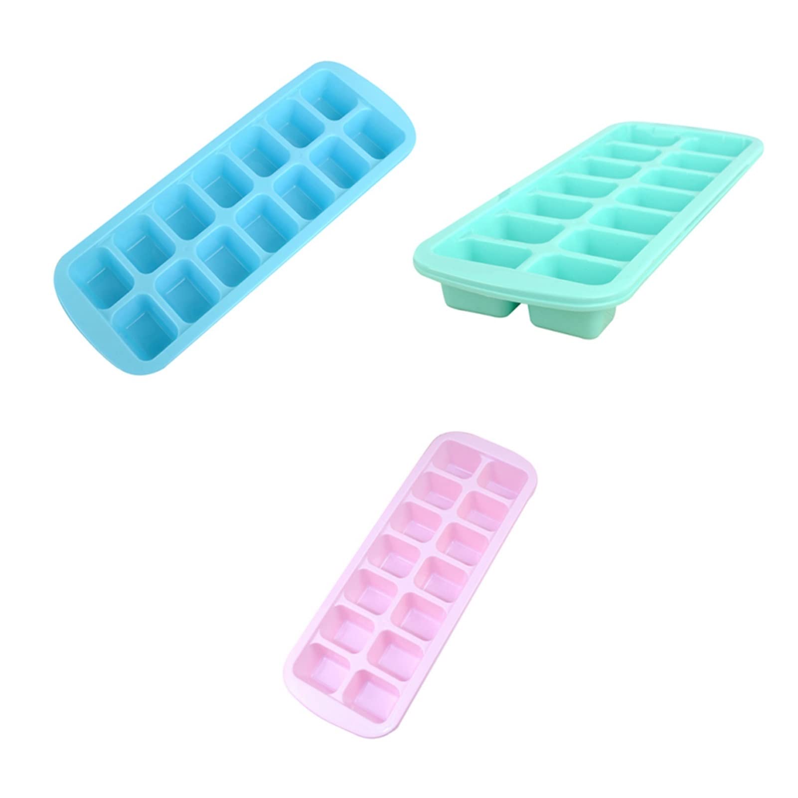 14 Grids Ice Cube Mold Tray - Reusable Ice Ball Maker for Cocktails, Pudding & Kitchen Use - Dishwasher Safe Silicone Ice Cube Tray for Summer Drinks & Party