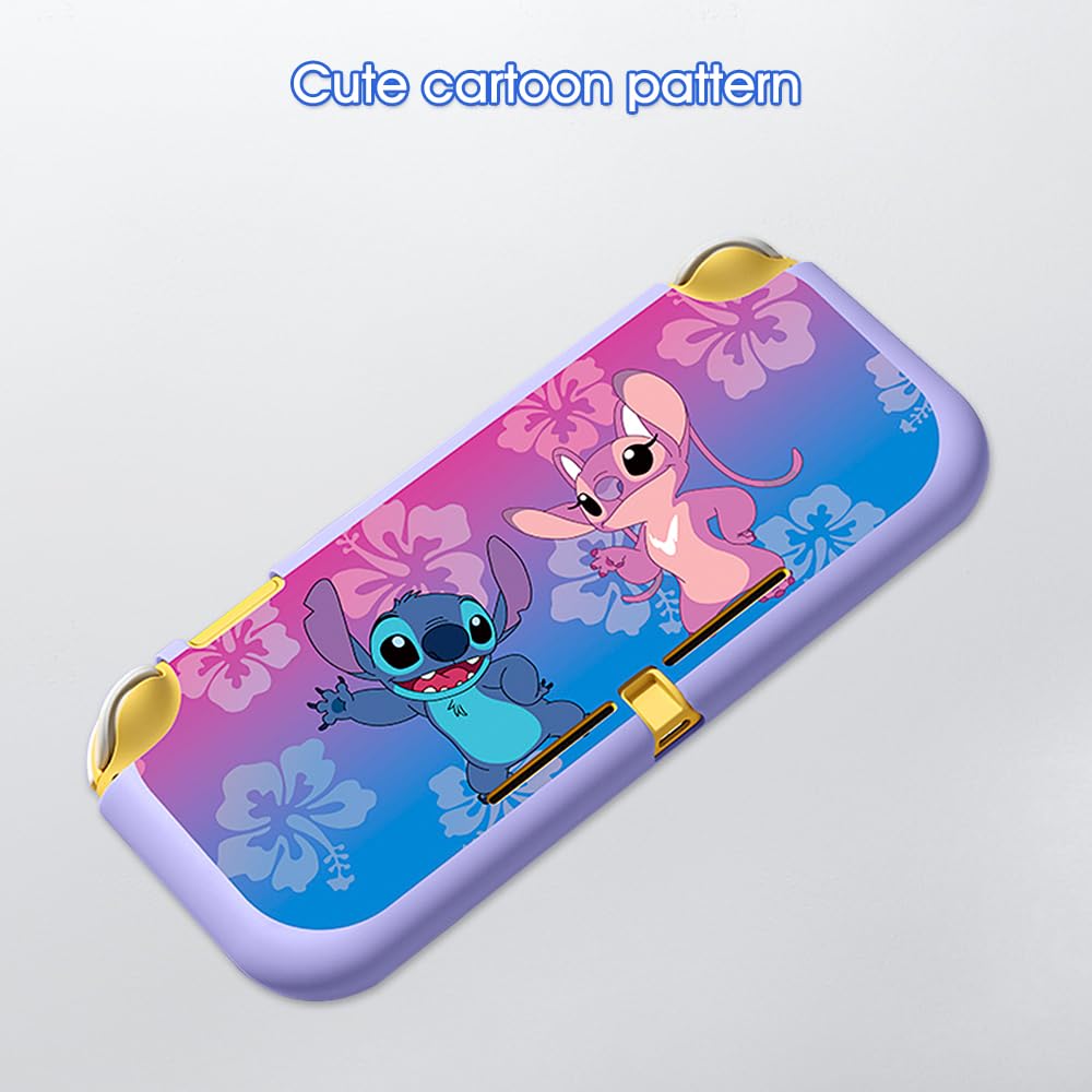 PERFECTSIGHT Nintendo Switch Lite Protective Case - Soft TPU Slim Cover for Kids & Girls, Cute Cartoon Shell for NS Switch Lite - Perfect for Travel, Gaming & Daily Protection