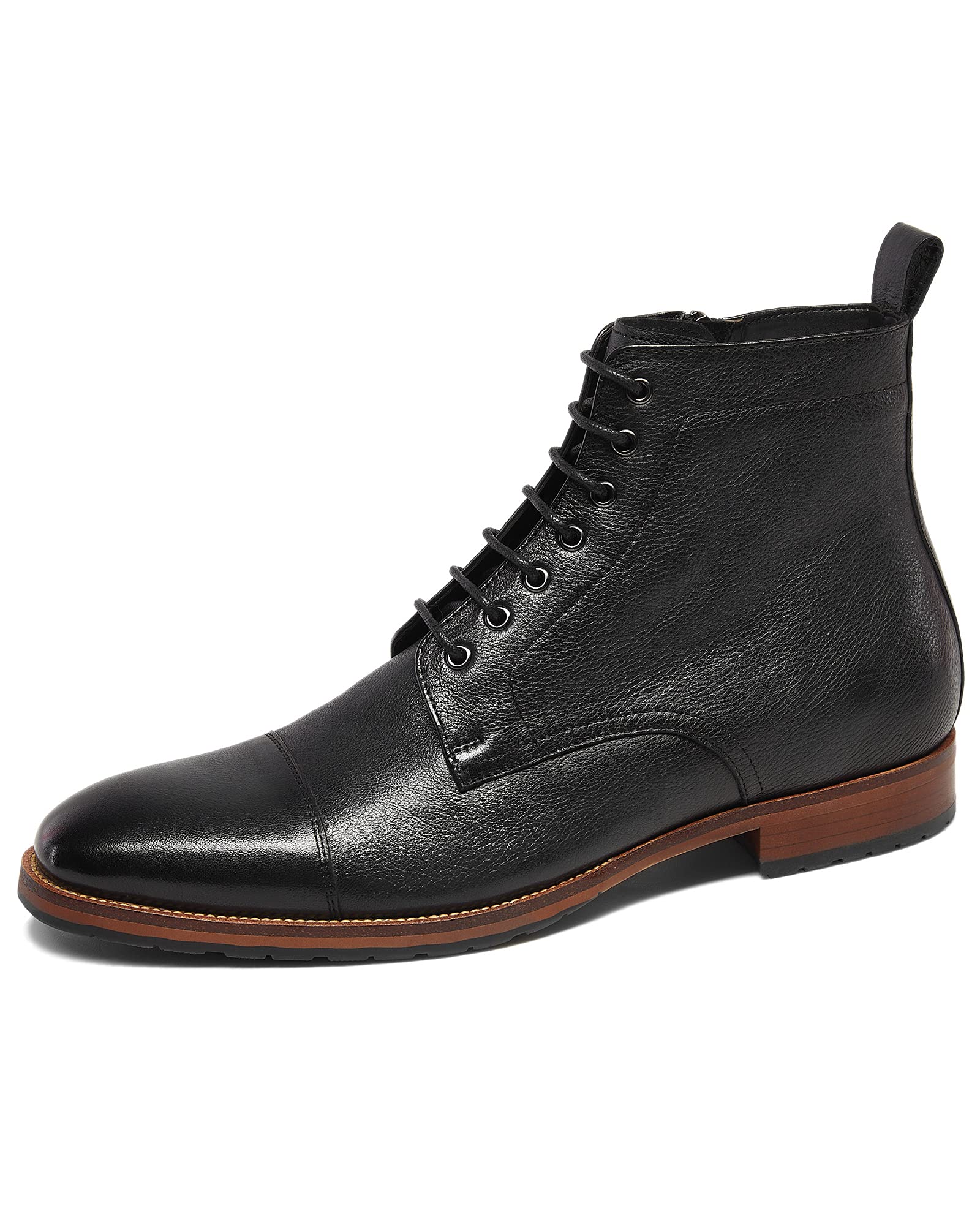 Men's Casual Leather Chukka Boots - Stylish Dress Boots for Everyday Wear & Office Outfits