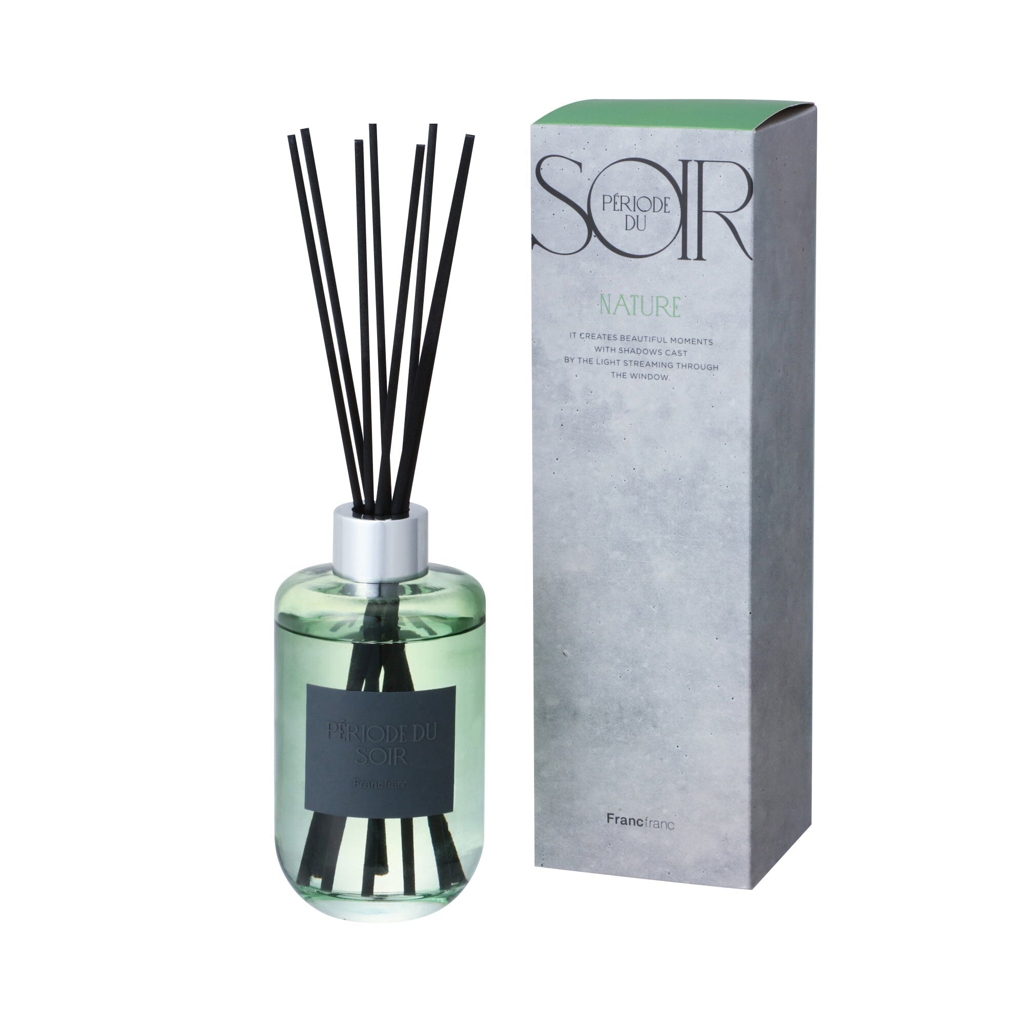 Du Soir Green Nature Fragrance Diffuser - Premium Essential Oil Aromatherapy Diffuser for Home, Office & Spa Relaxation
