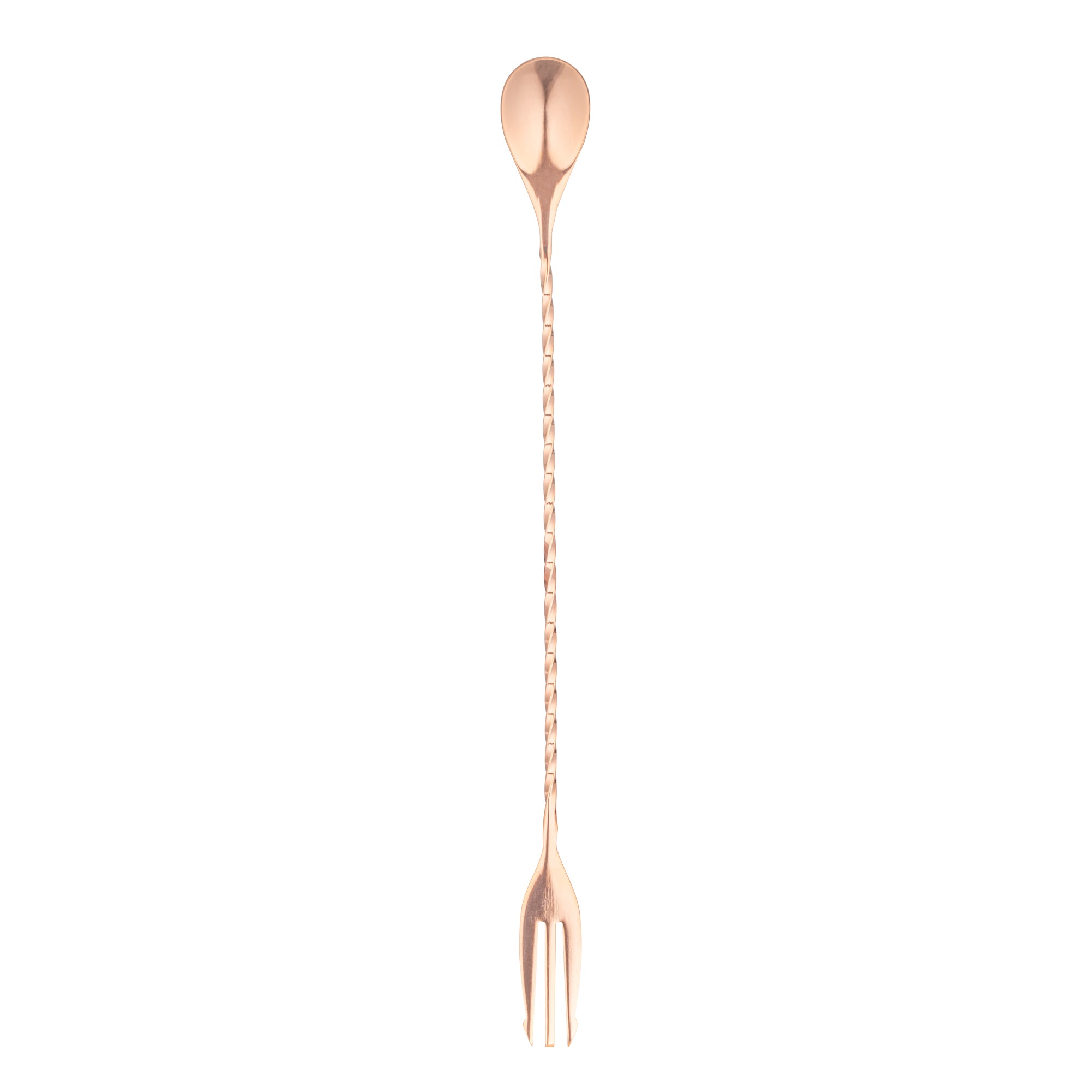 Premium Copper Plated Stainless Steel Trident Bar Spoon - 12