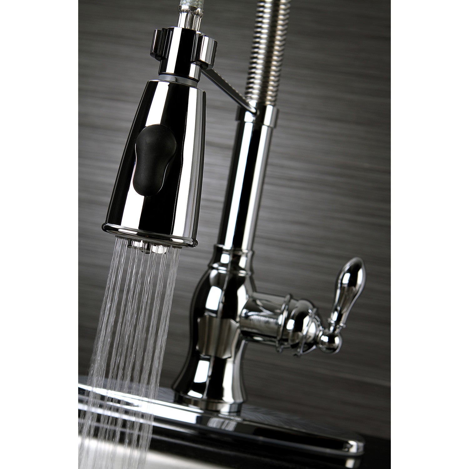 American Classic GSY8891ACL Single Handle 1 or 3 Hole Deck Mount Pre Rinse Kitchen Faucet in Polished Chrome - Perfect for Commercial Kitchens, Restaurants & Home Use