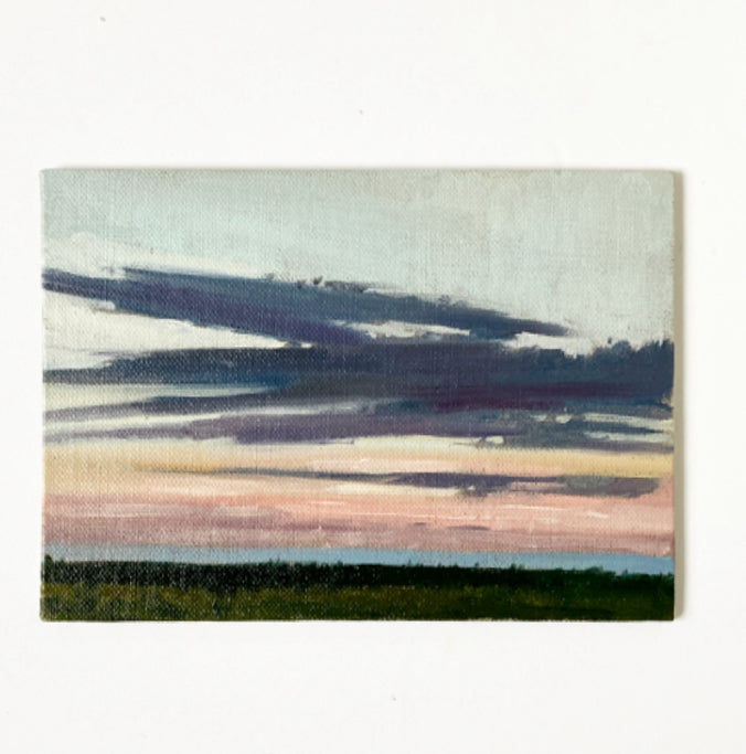 Original Oil Painting on Linen Panel 5x7 Inches - Handmade Artwork for Home Decor, Office Wall Art & Gift Giving