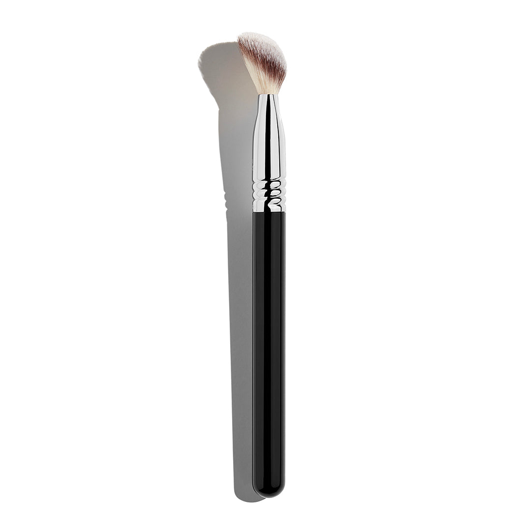 F08 Professional Makeup Powder Brush - Soft & Dense Kabuki Brush for Flawless Face & Mineral Foundation Application - Perfect for Everyday Makeup & Travel