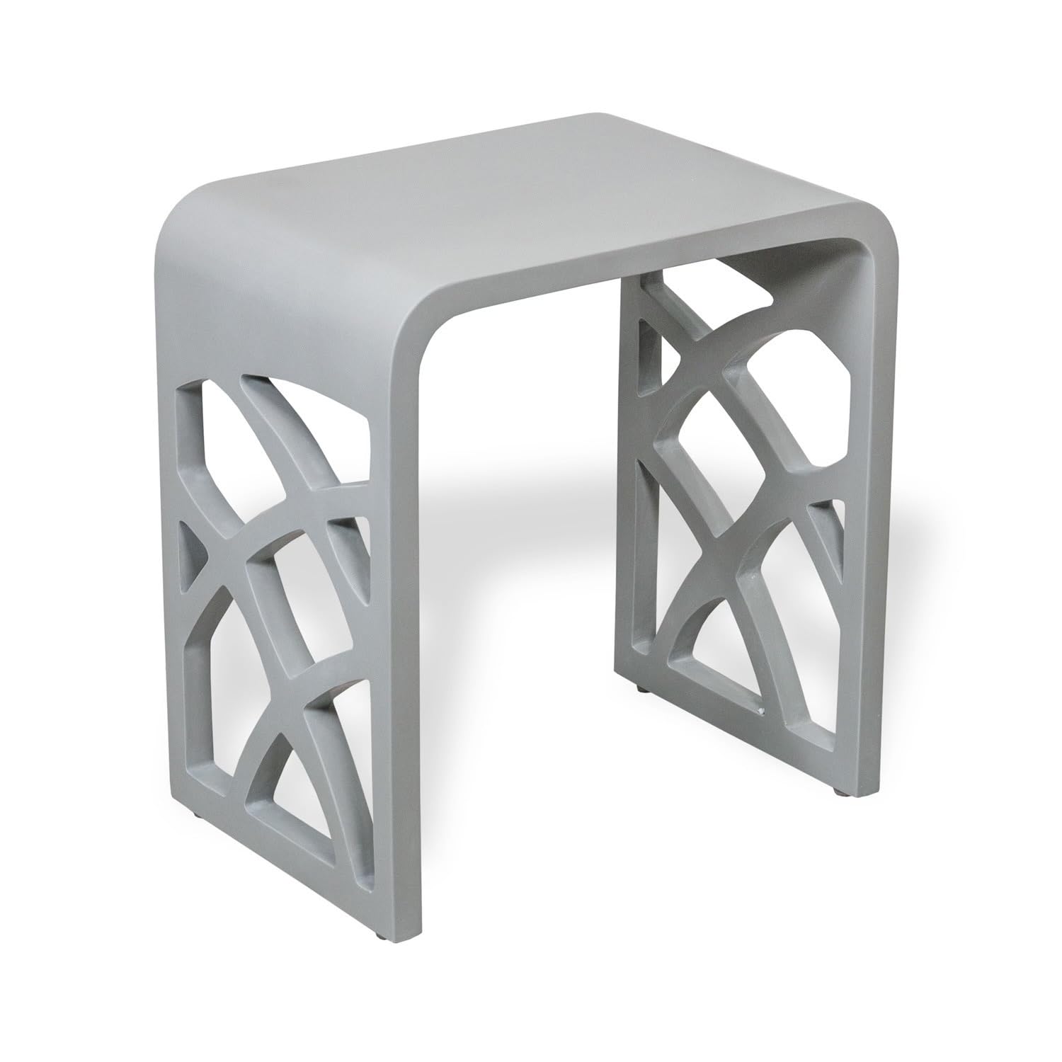 Premium M3 Bathroom Shower Chair - 300 LB Capacity Non-Slip Gray Matte Seat for Elderly & Disabled Adults - FSA/HSA Eligible - Ideal for Safe Bathing & Shower Stalls