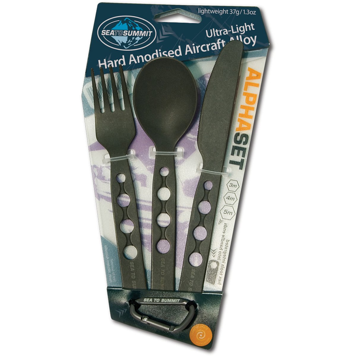 Premium Alpha Cutlery Set - 3-Piece Knife Set with Ergonomic Handles - Perfect for Kitchen, Camping & Outdoor Cooking