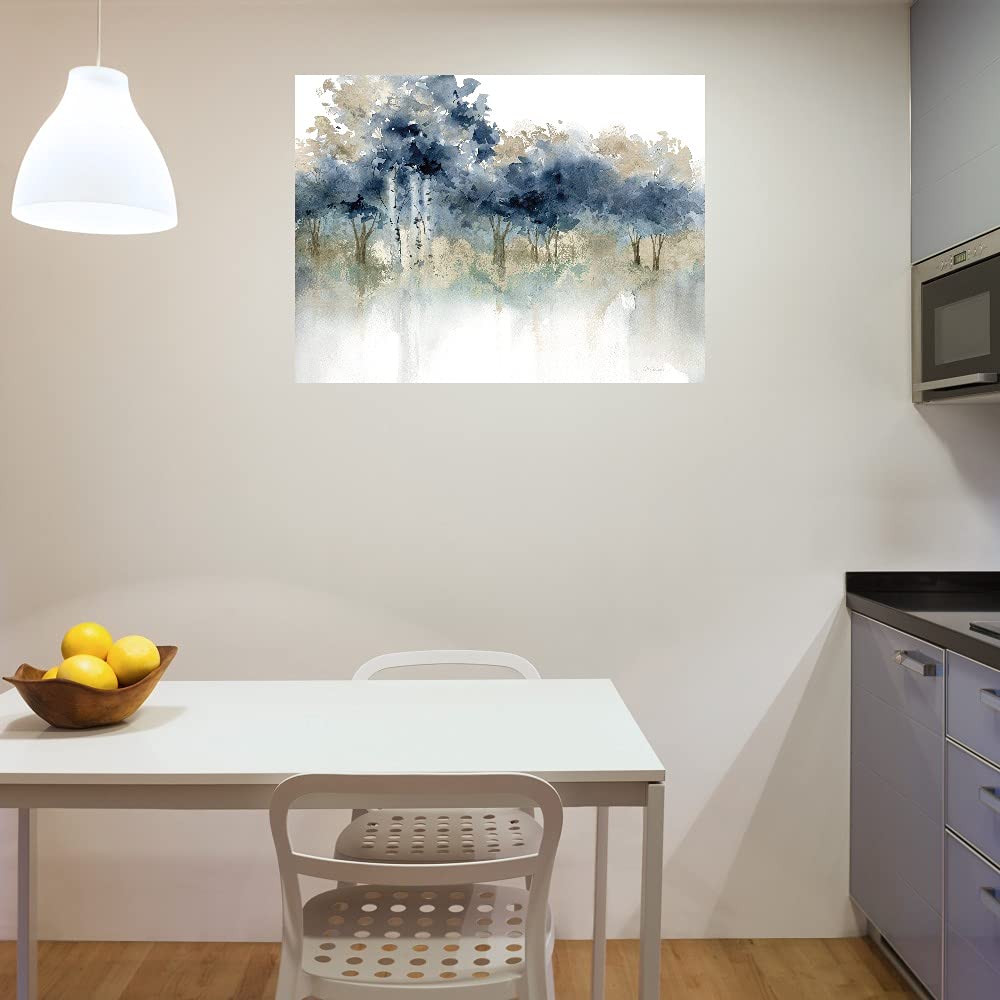 Large Canvas Wall Art for Bedroom & Living Room - Water's Edge Painting by Carol Robinson - 32x24 Inches Fine Art Decor - Perfect for Home, Office & Gift Giving
