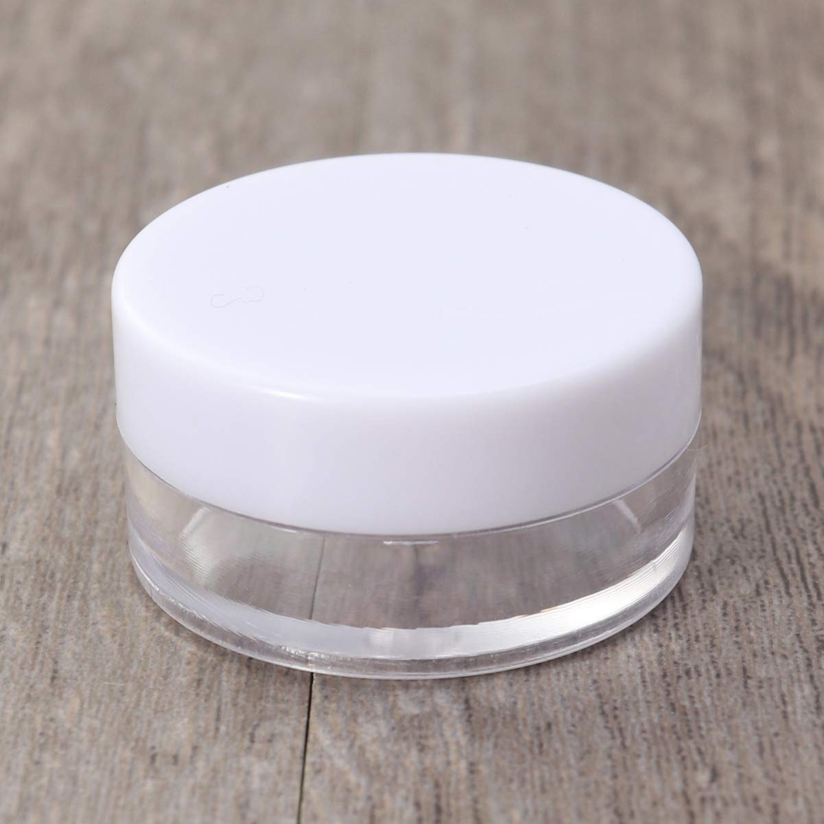 Beaupretty 50pcs 3g Clear Travel Bottles for Lotion & Makeup Samples - Mini Empty Containers with White Caps - Bulk Travel-Size Bottles for Toiletries, Cosmetics, Skincare (Perfect for Travel, Hotels, Gym & Sample Distribution)