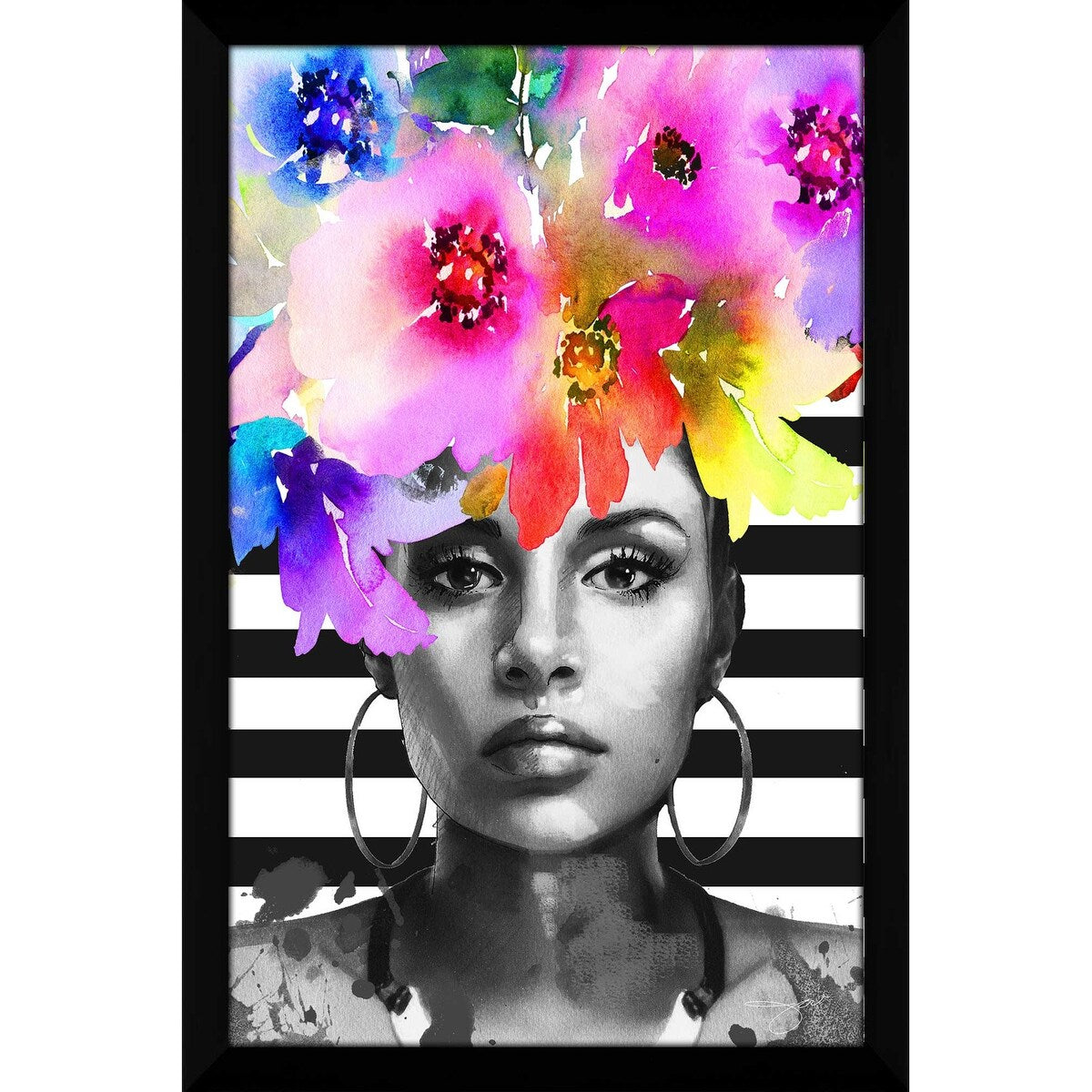 Jodi Print Acrylic Afrique Model 9 - Vibrant Wall Art for Home & Office Decor | Perfect for Living Rooms, Bedrooms & Workspaces