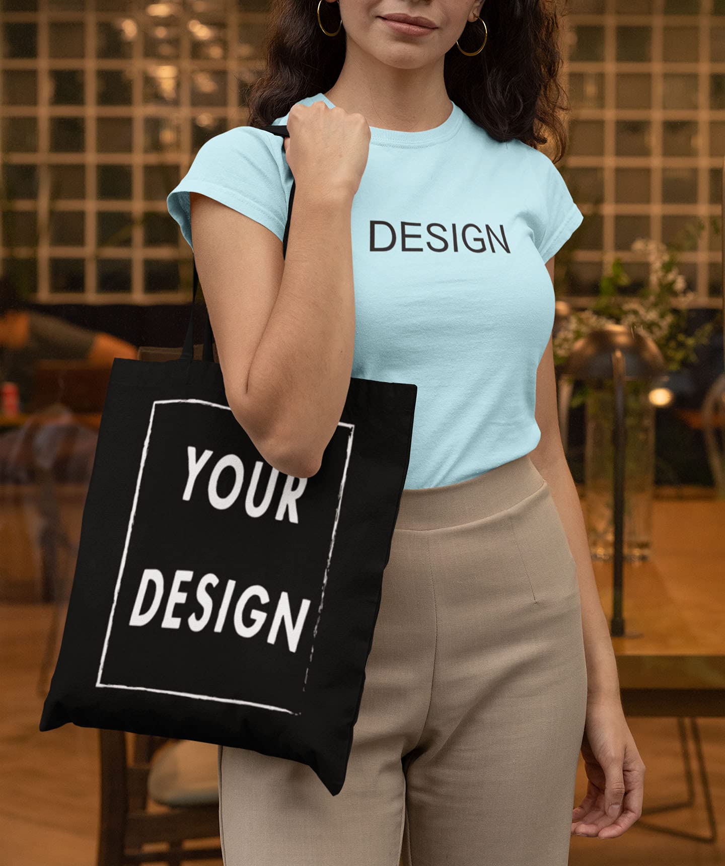 Custom Personalized Women's Tote Bag - Eco-Friendly Canvas Shopping Bag with Your Own Design - Perfect for Groceries, Beach Trips & Everyday Use
