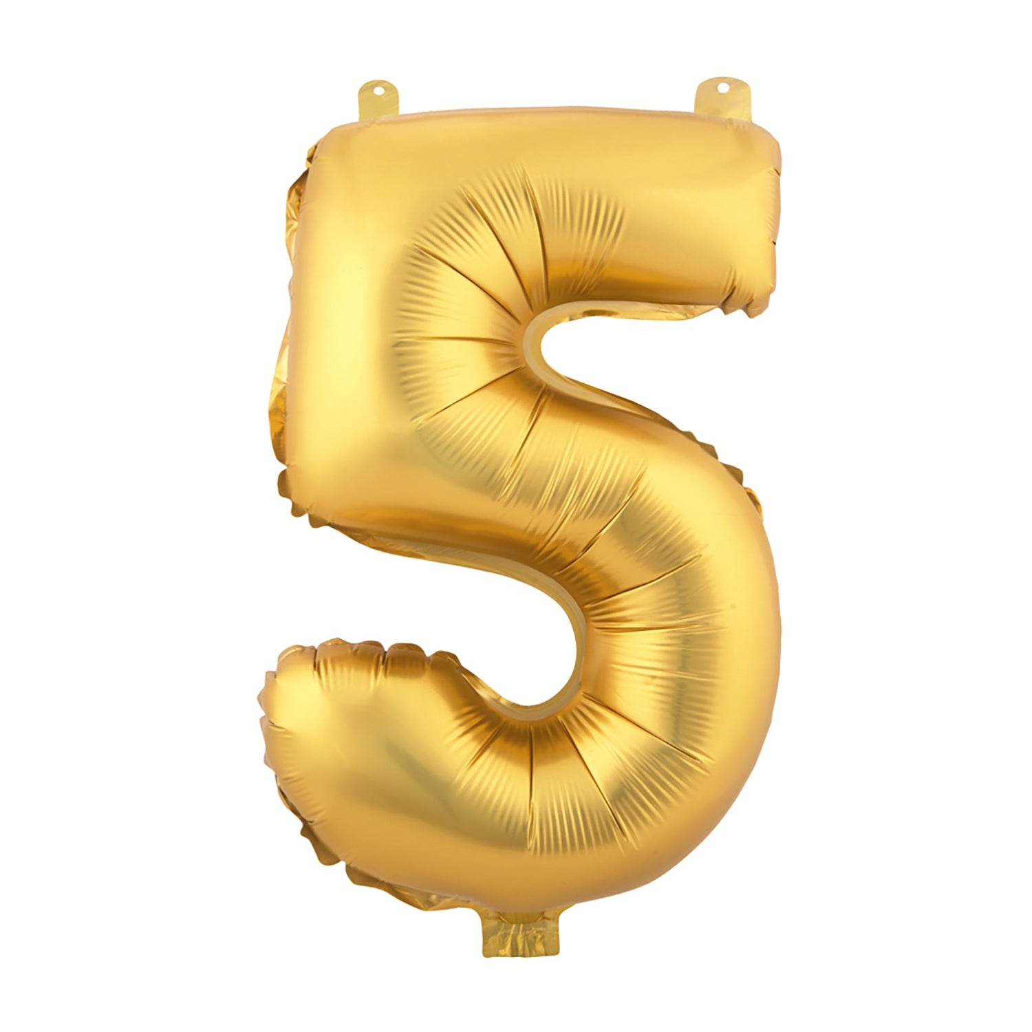 Gold Foil Number 5 Balloons (34
