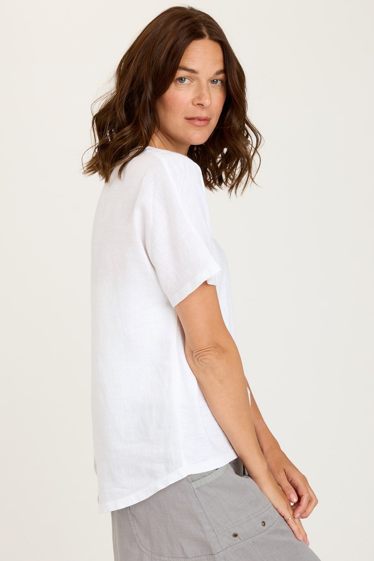 Penley Top White - Women's Fashion Blouse for Work & Casual Wear | Elegant Office & Everyday Outfit