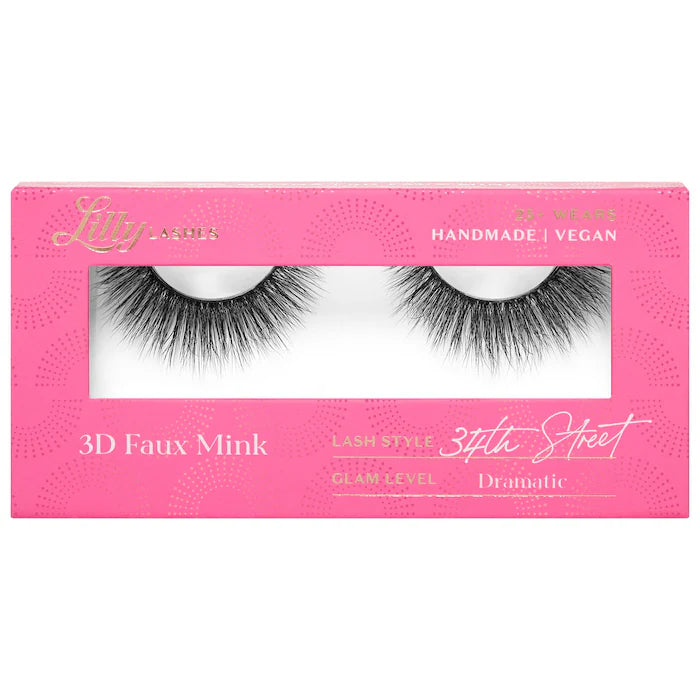 Reusable 3D Faux Mink Eyelashes - Natural Looking False Lashes for Everyday & Special Occasions | Lilly Lashes