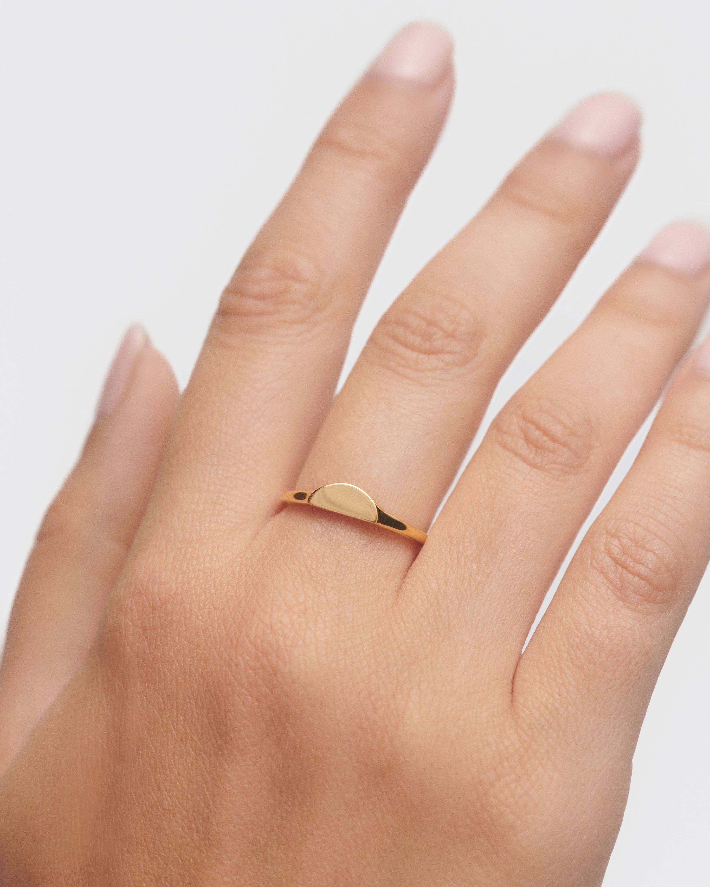 Half Circle Mini Stamp Ring - DIY Scrapbooking, Card Making & Crafting Supplies for Paper Projects