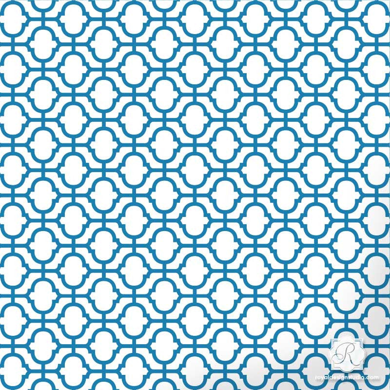 Casbah Trellis Moroccan Craft Stencil - Authentic Moroccan Design for DIY Home Decor, Wall Art, and Furniture Painting | Perfect for Boho, Mediterranean & Ethnic Style Projects