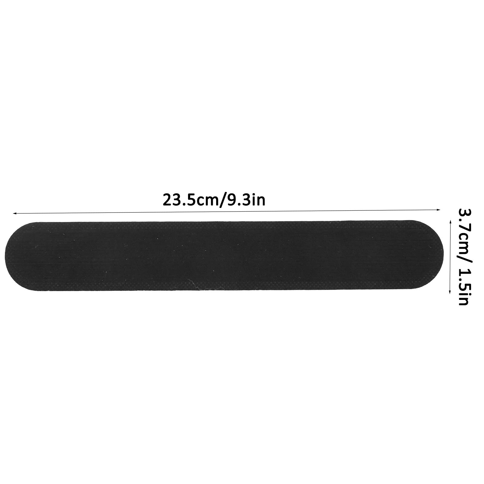20pcs Disposable Self-Adhesive Collar Sweat Pads - Invisible Neck Liner Protector for Hats & Shirts - Prevents Sweat Stains for Women & Men (Black) | Perfect for Workouts, Outdoor Activities & Formal Wear