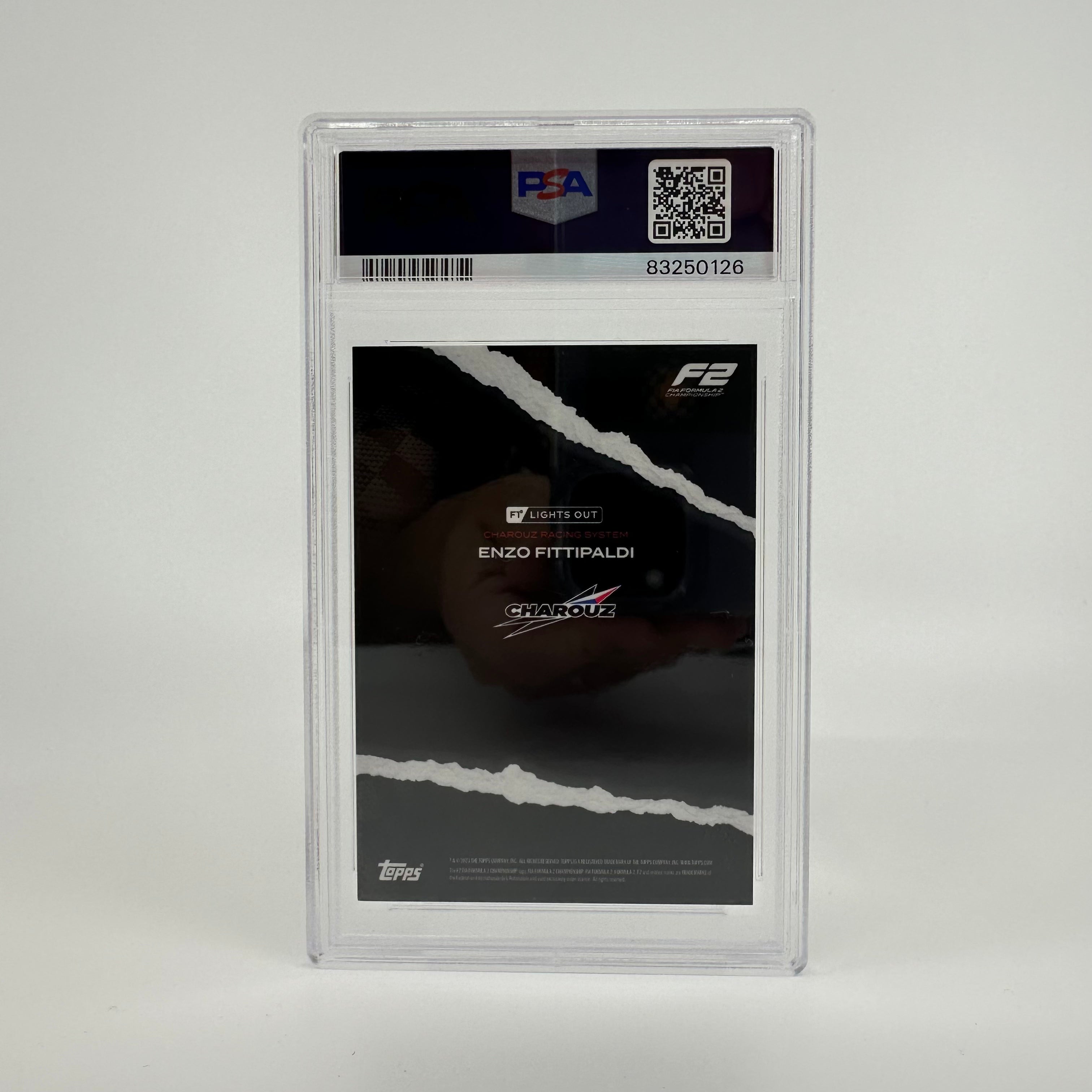 Enzo Fittipaldi 2023 F2 Red PSA 9 Graded Racing Card - Perfect for Collectors and Motorsport Fans (Ideal for Display, Trading, and Investment)