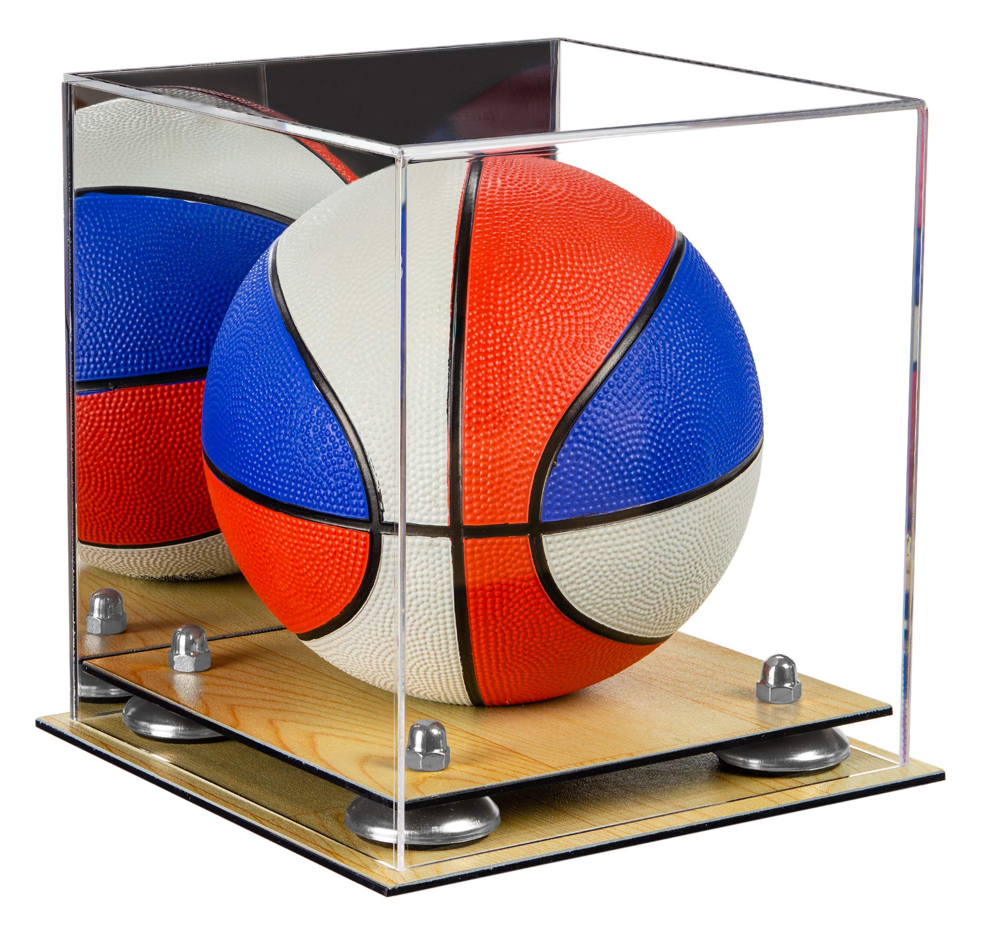 Acrylic Mini Basketball Display Case - Perfect for Collectibles & Miniature Sports Memorabilia - Ideal for Home, Office, or Gift Display