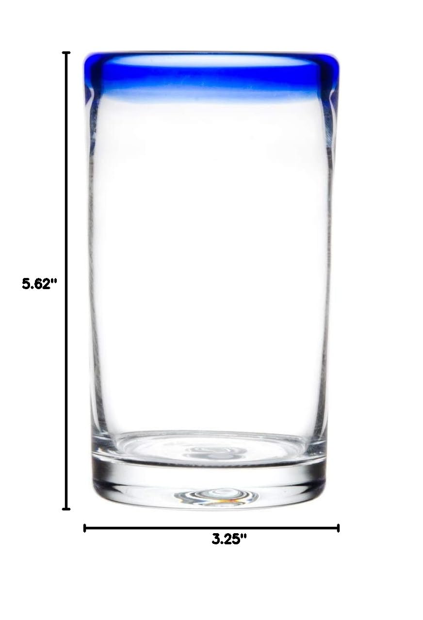 Libbey 92303 Aruba 16 Oz Cooler Glass Set of 12 - Perfect for Iced Coffee, Smoothies, and Summer Beverages