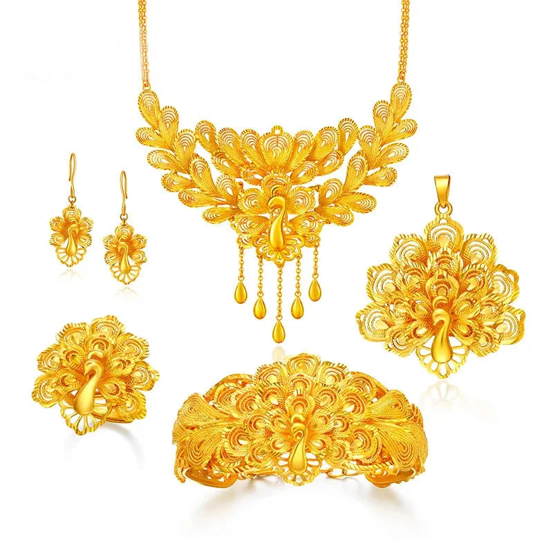 24K Pure Gold Necklace for Women - Real AU 999 Solid Gold Chain - Elegant Classic & Trendy Fine Jewelry - Perfect for Parties, Weddings & Special Occasions - Hot New 2023 Collection