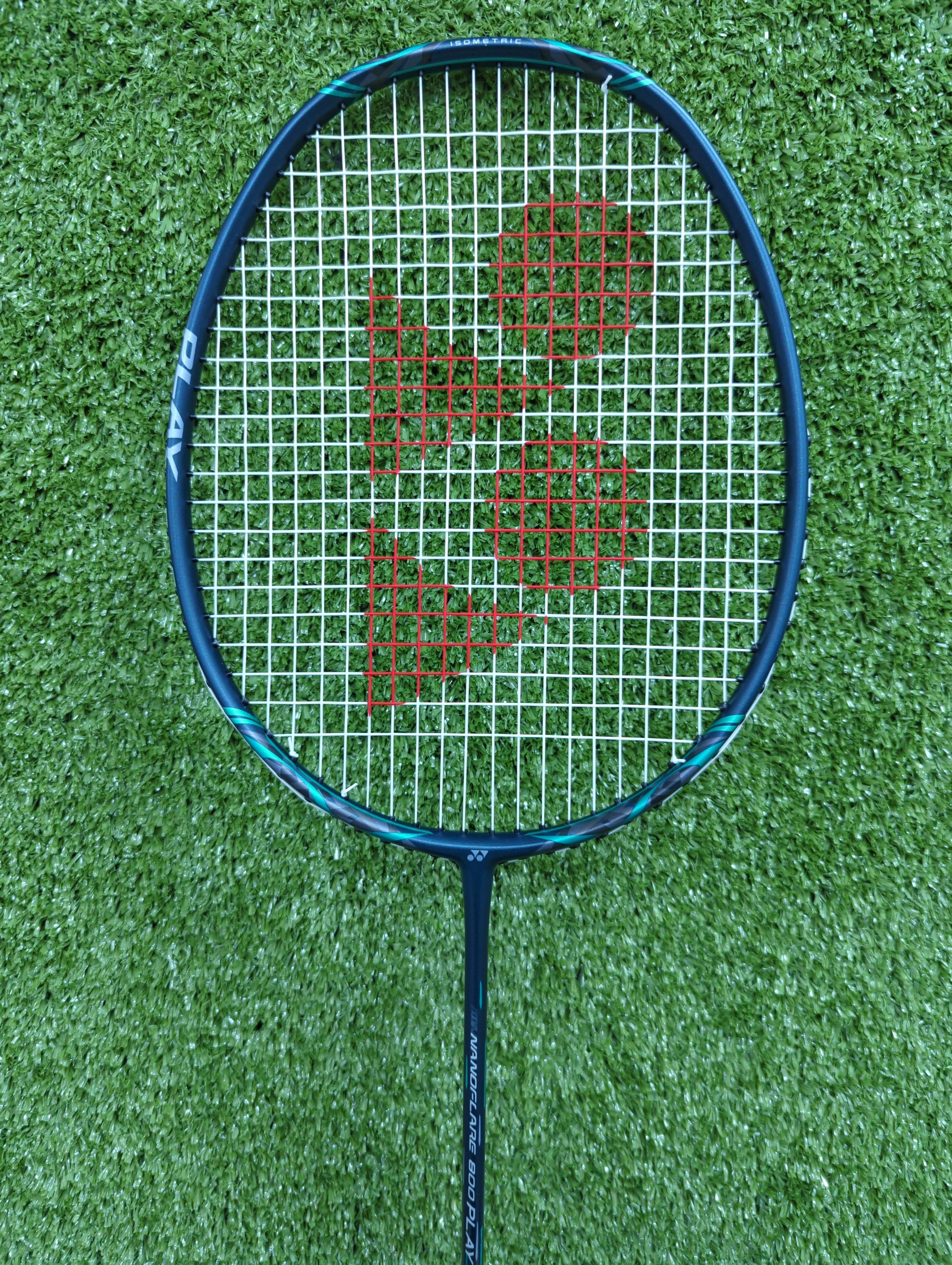 Yonex Nanoflare 800 Play Deep Green Badminton Racket - Prestrung Carbon Fiber Shuttlecock Racquet for Intermediate Players | Perfect for Tournaments & Recreational Play | Made in China
